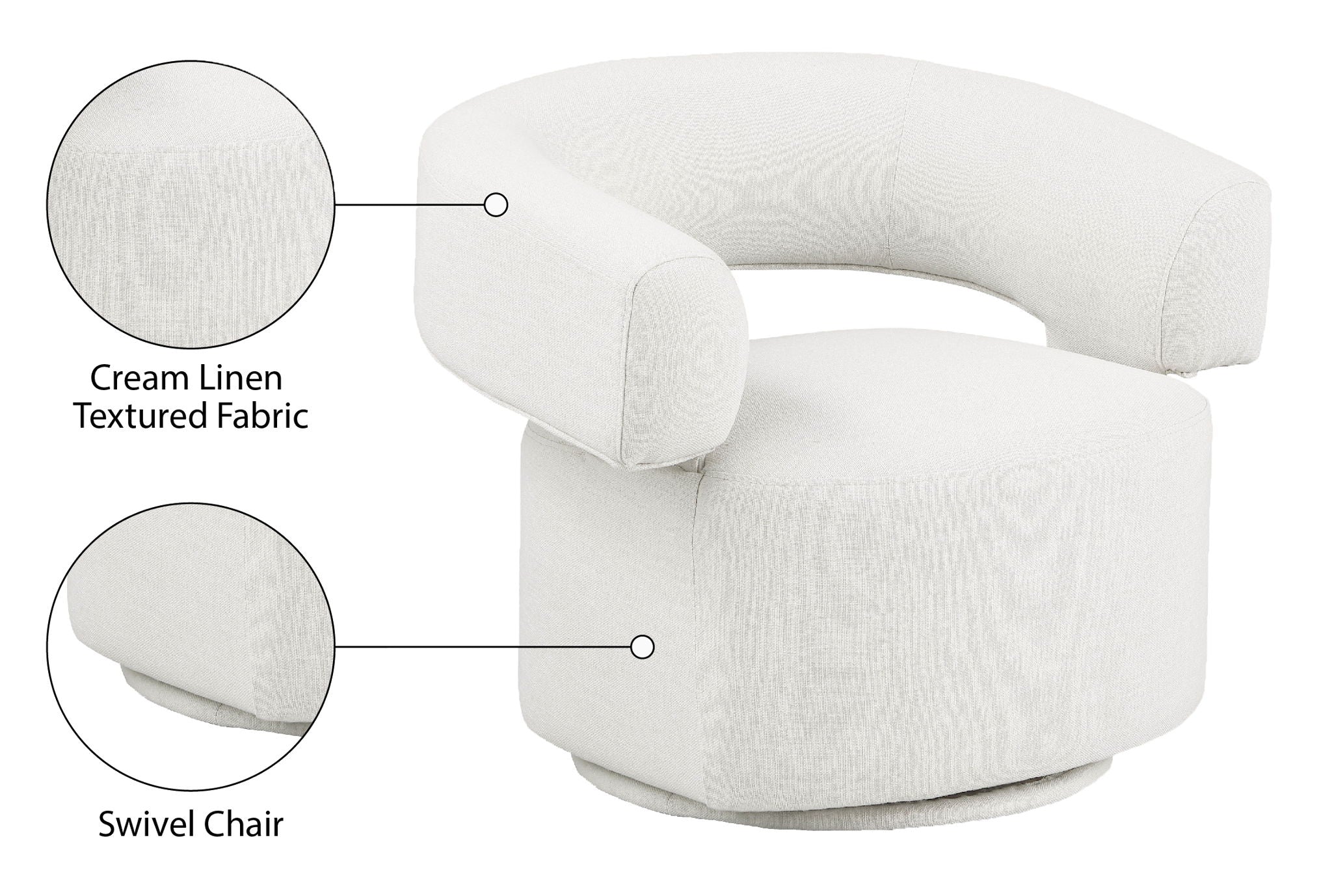 Niya - Swivel Accent Chair