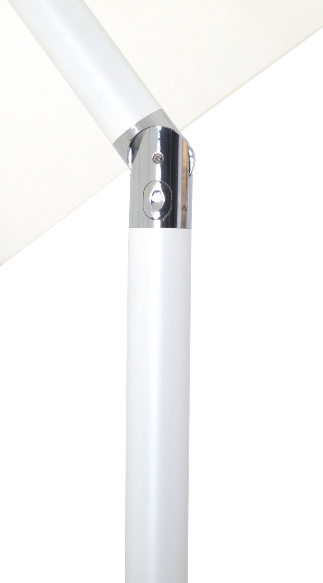 Amalfi - Aluminum Patio Umbrella - Light Brown Base / White Pole