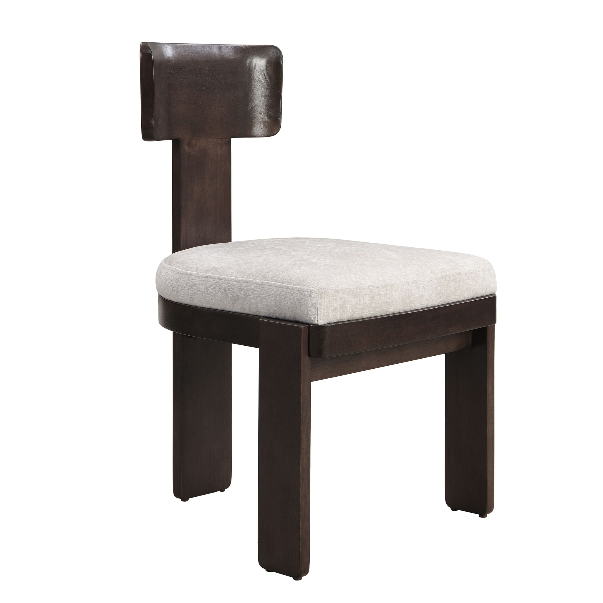 Upholstered Dining Fabric Side Chairs (Set of 2)