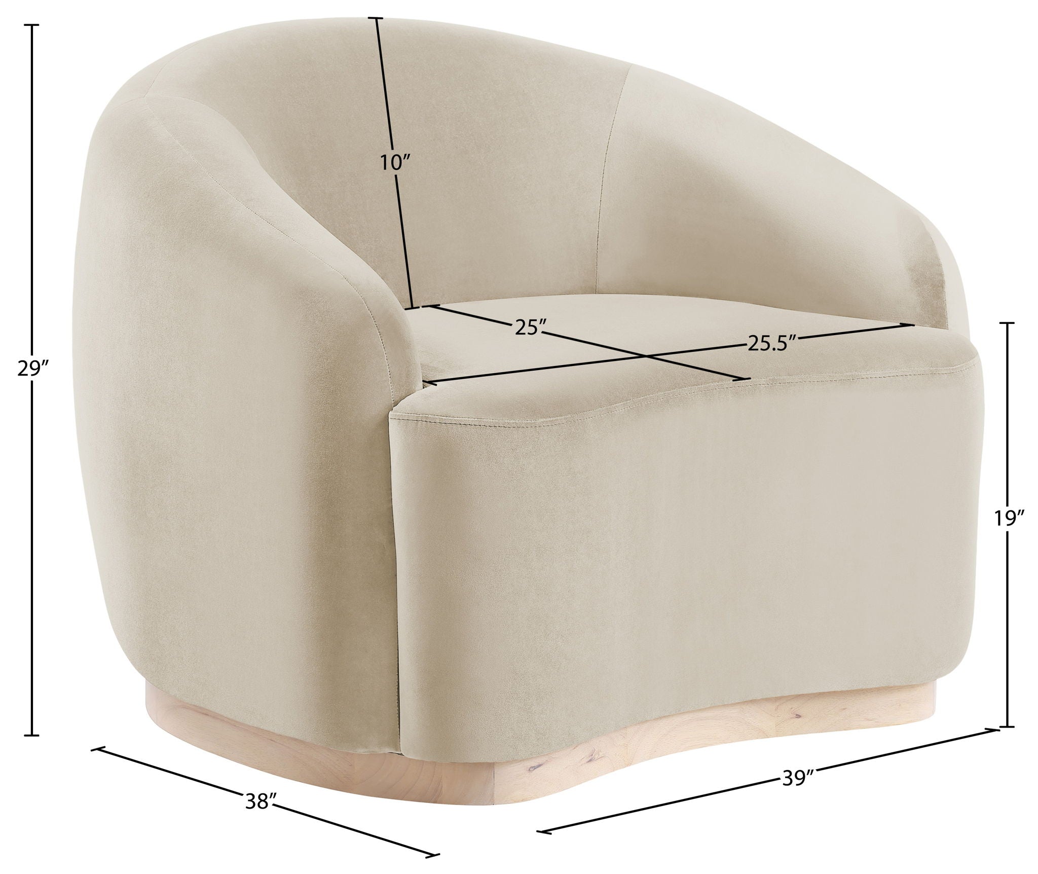 Gustavo - Velvet Upholstered Chair