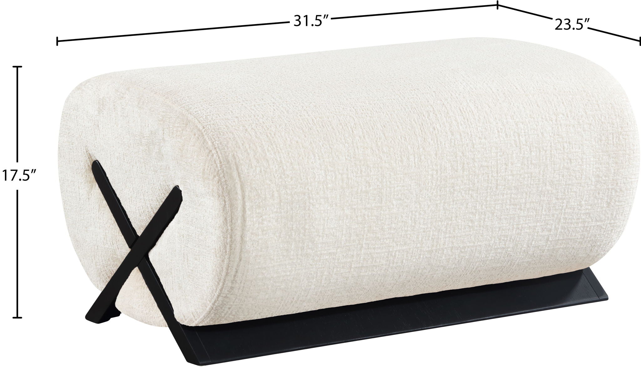 Akira - Upholstered Ottoman