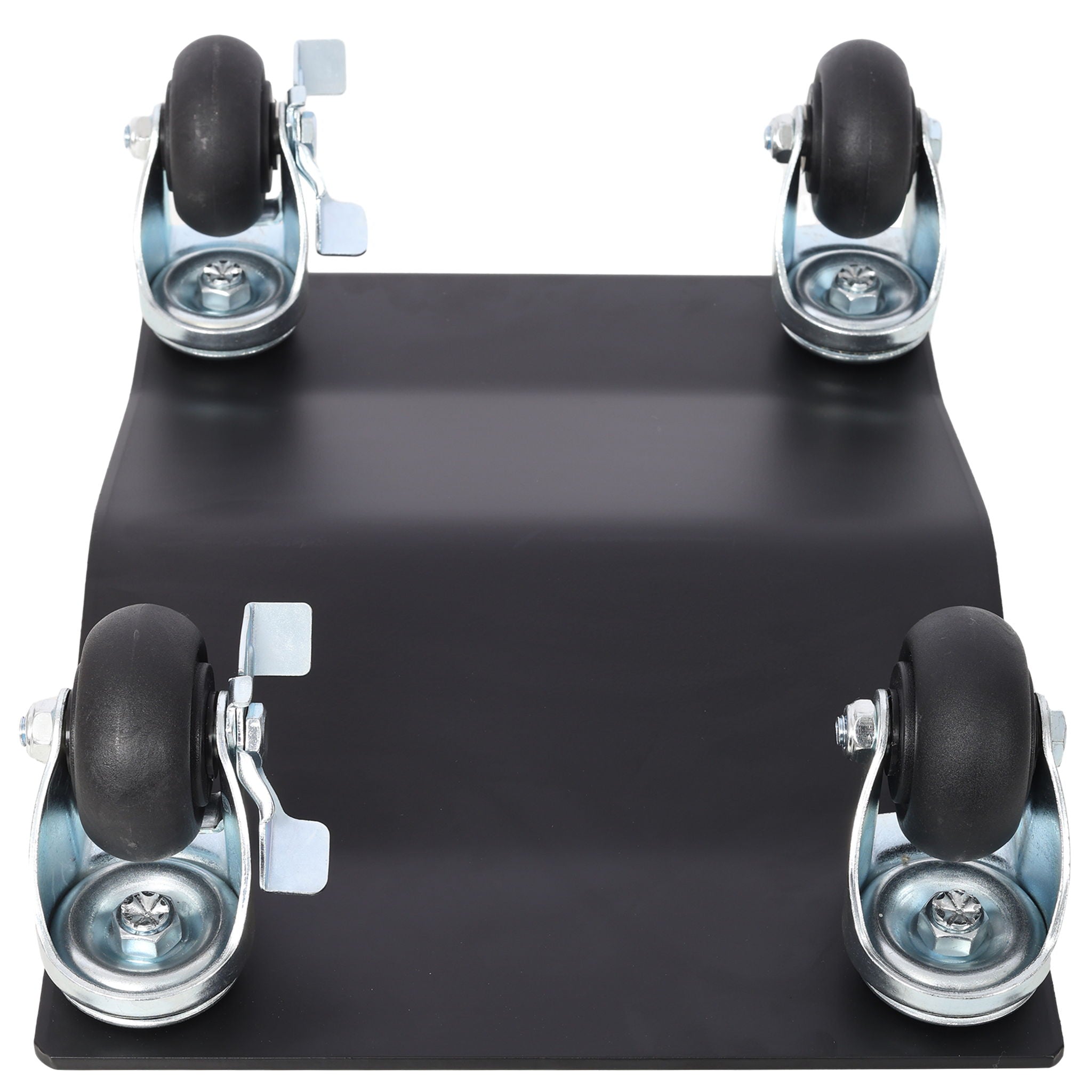 Heavy Duty Steel Vehicle Dollies With Brakes, 2500Lbs Capacity