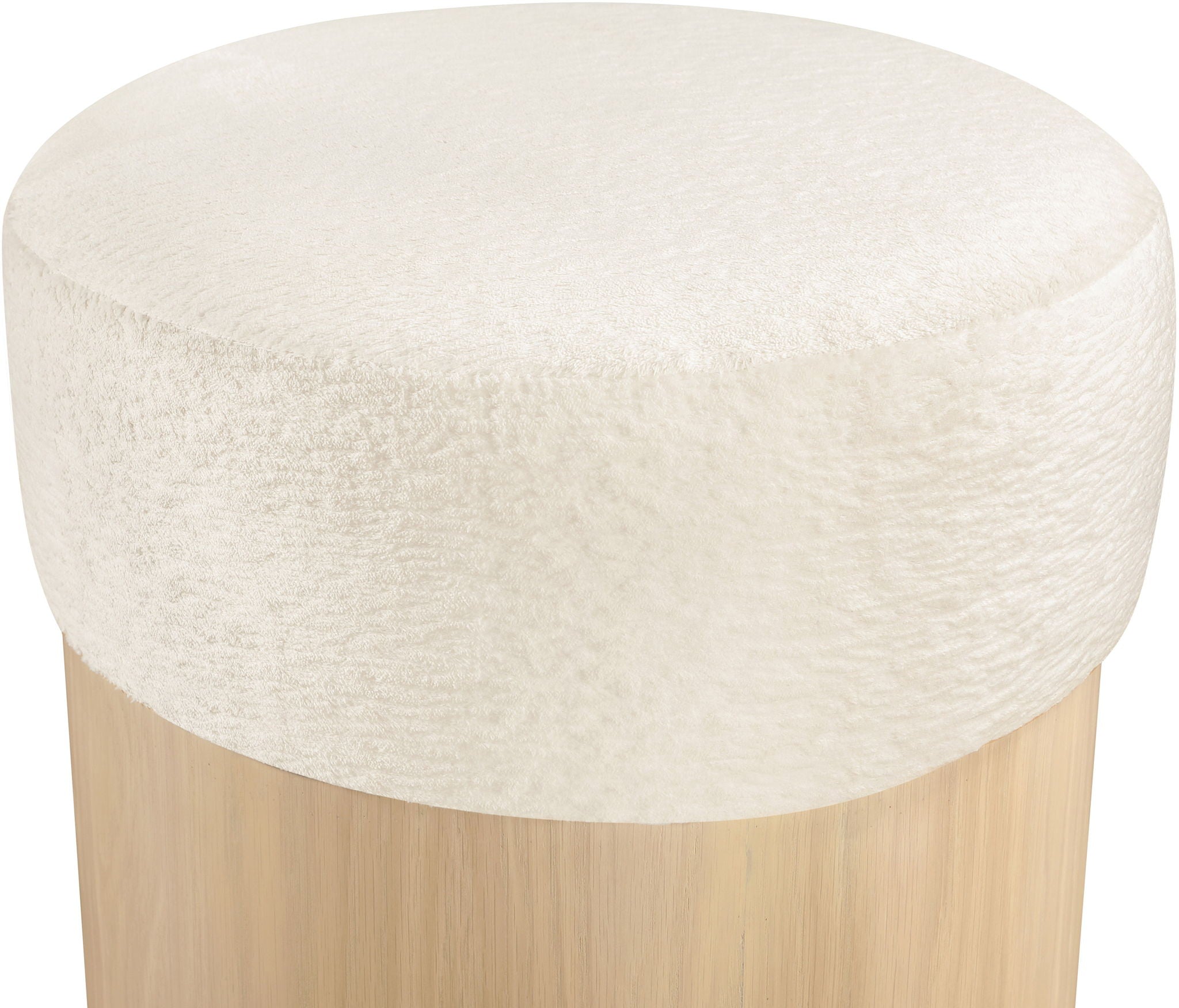 Nimes - Ottoman / Stool With Natural Base