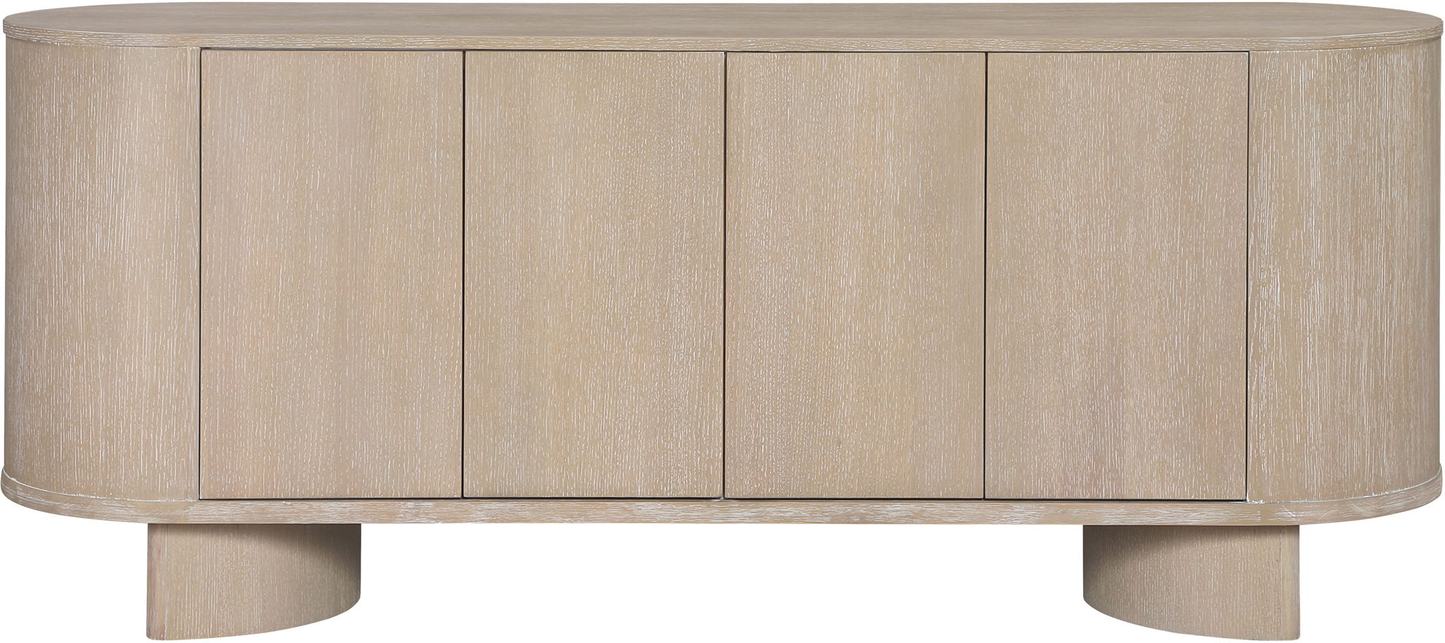 Caldra - Oak Veneer And Solid Wood Sideboard / Buffet