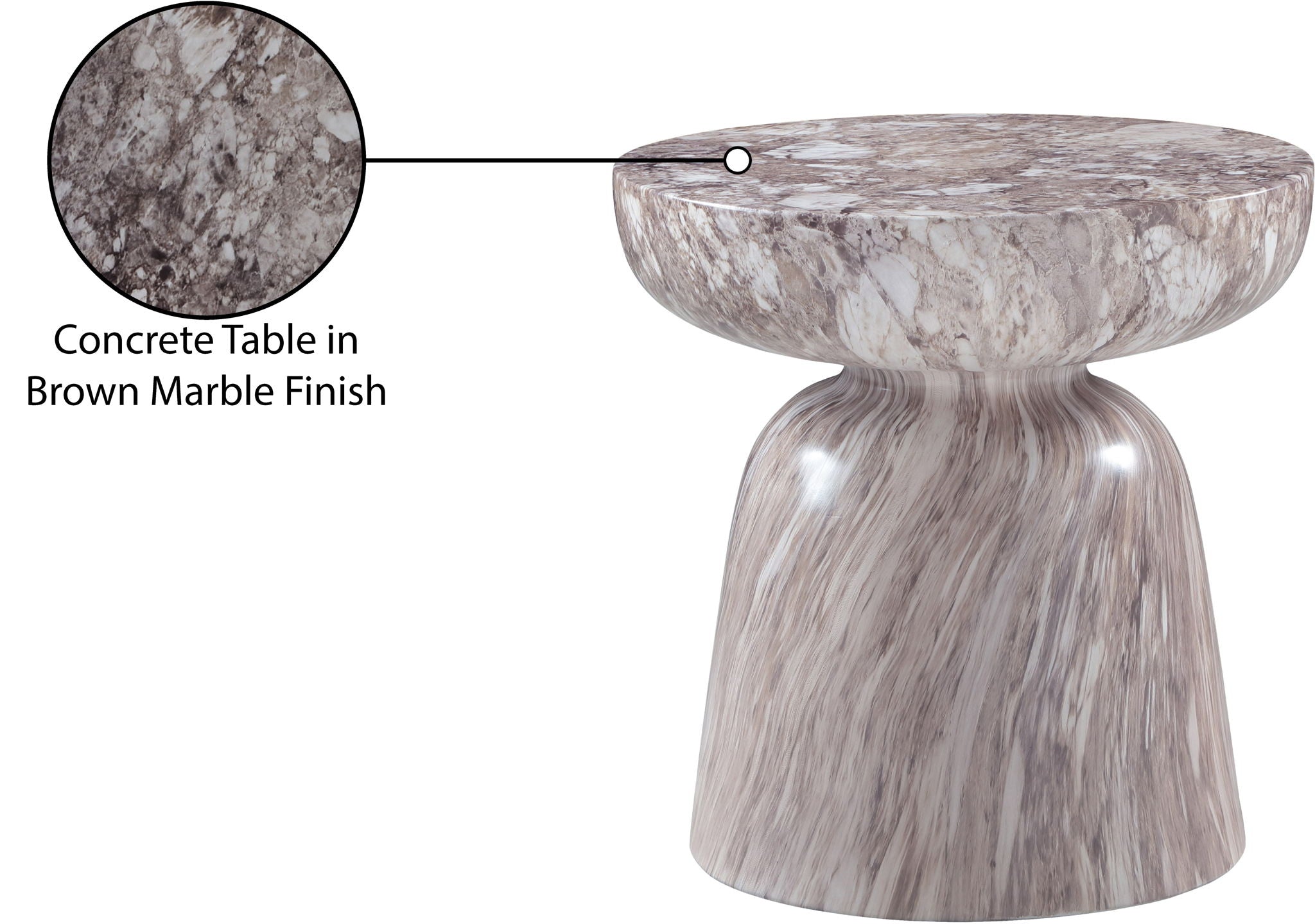 Avellino - Concrete End Table