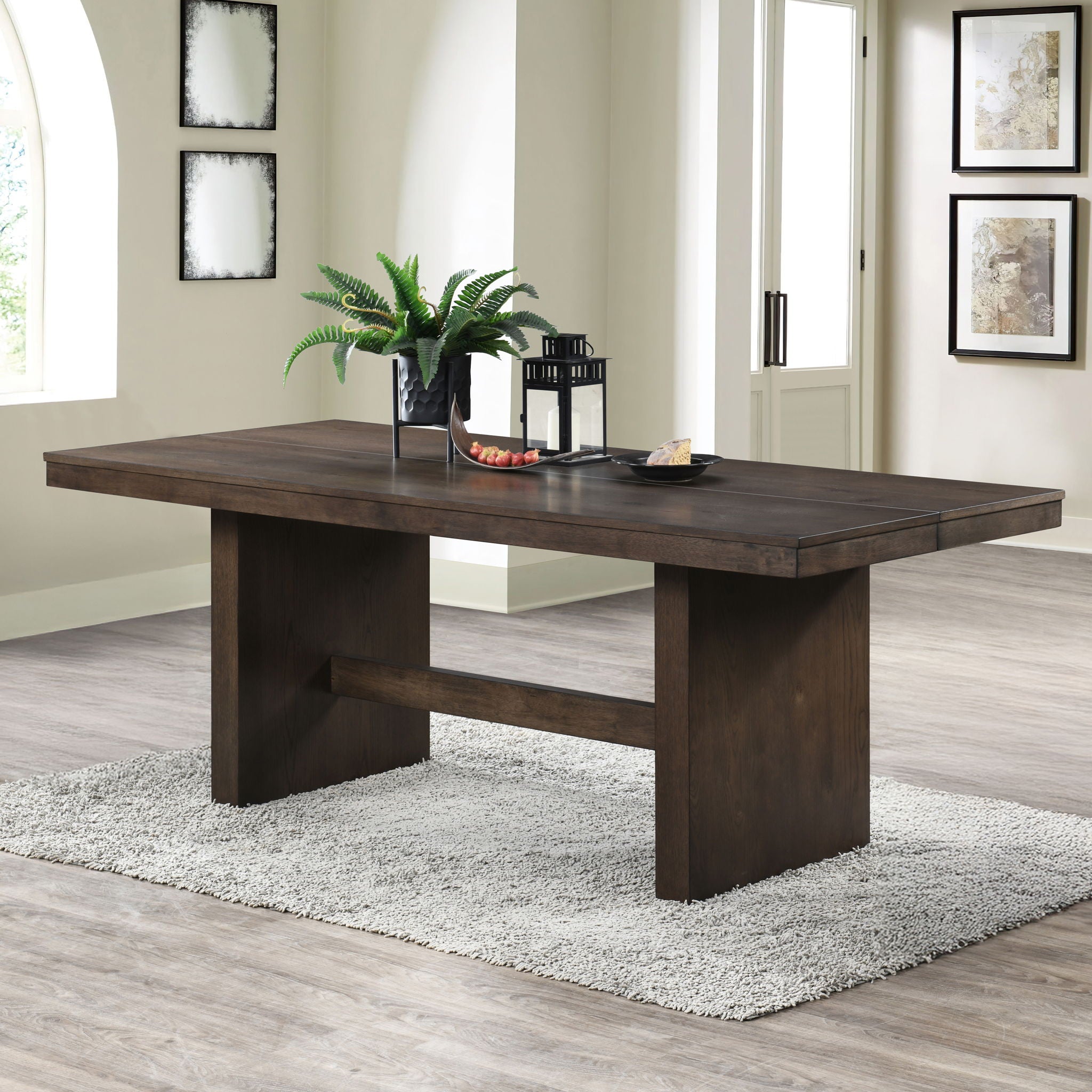 Kody - Rectangle Dining Table - Dark Walnut