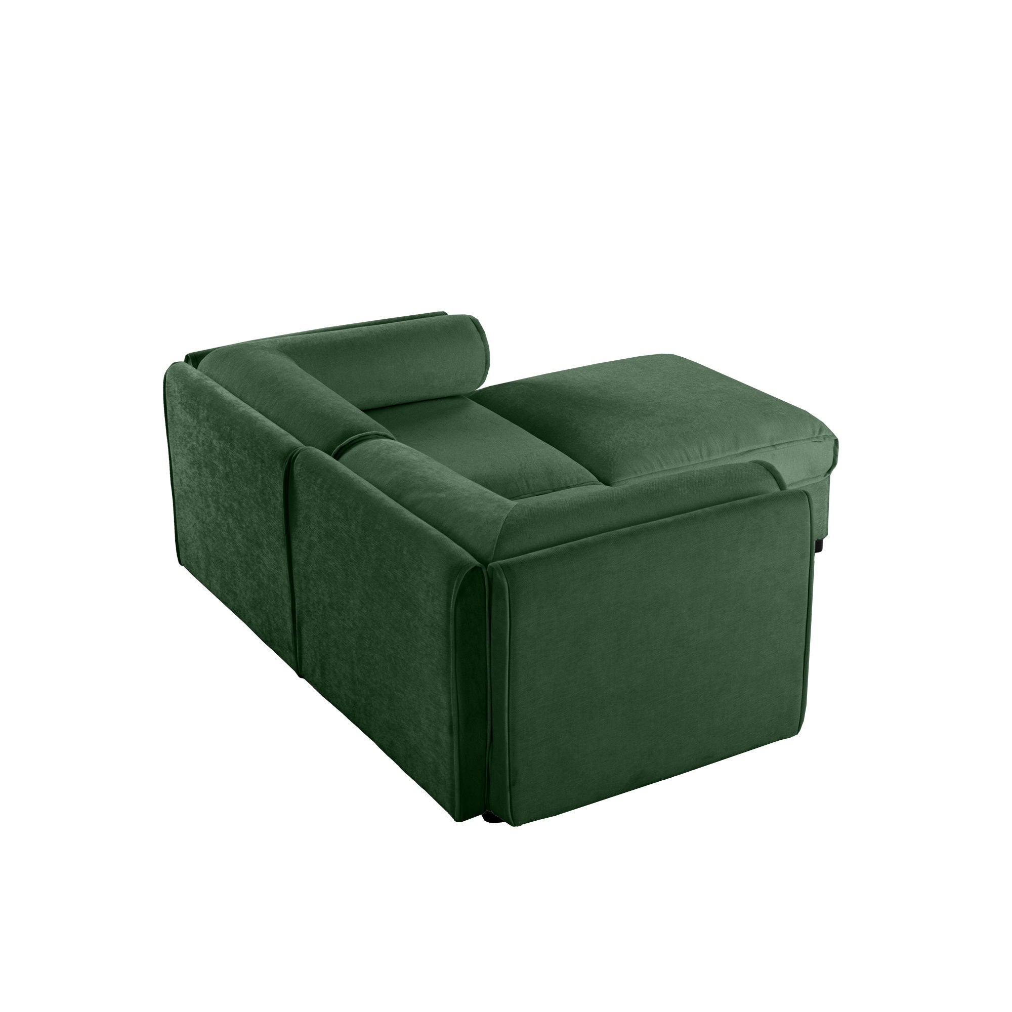 Contemporary Elegant Sofa With Storage And Ottoman