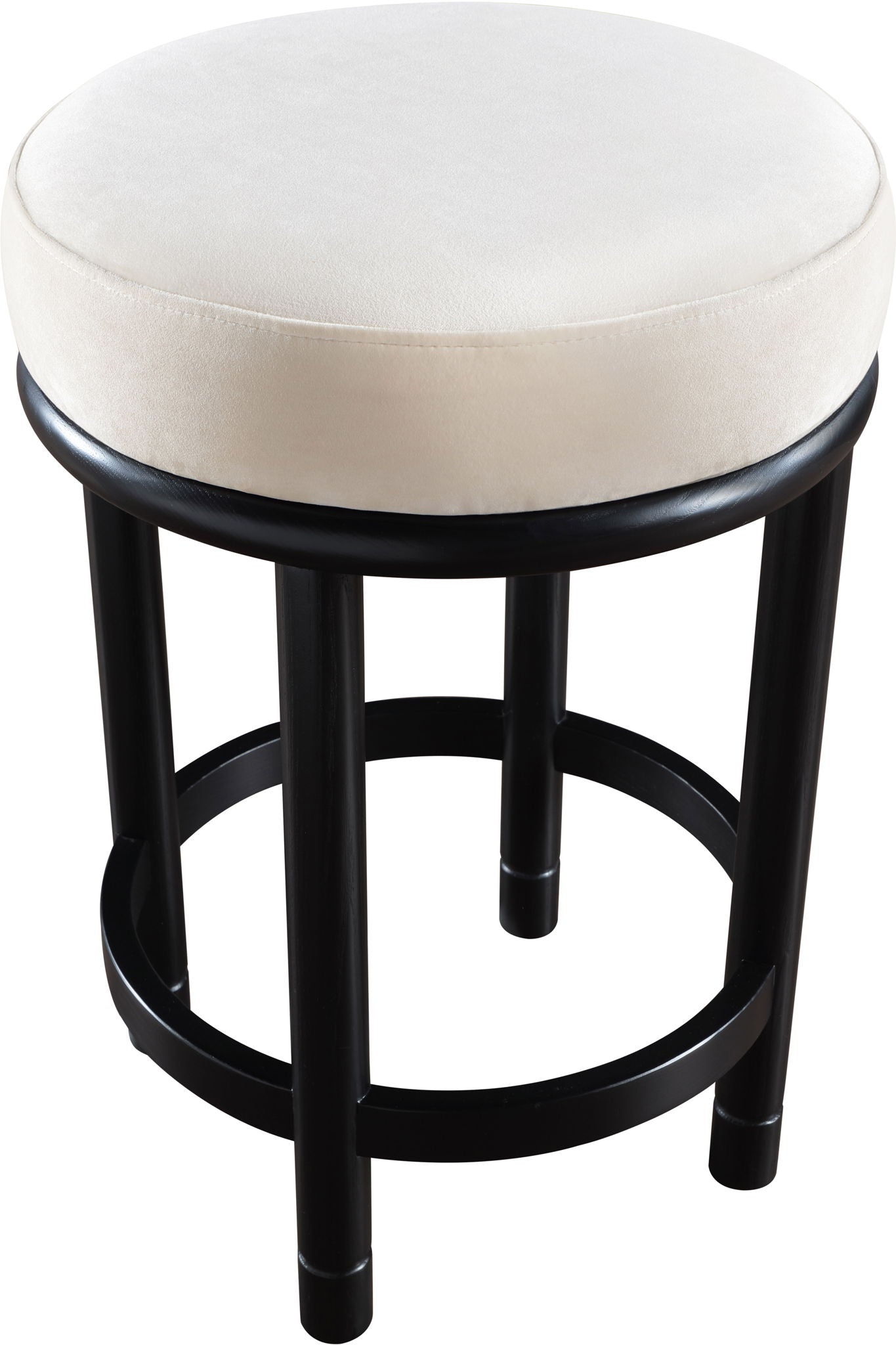 Monette - Counter Stool With Black Base