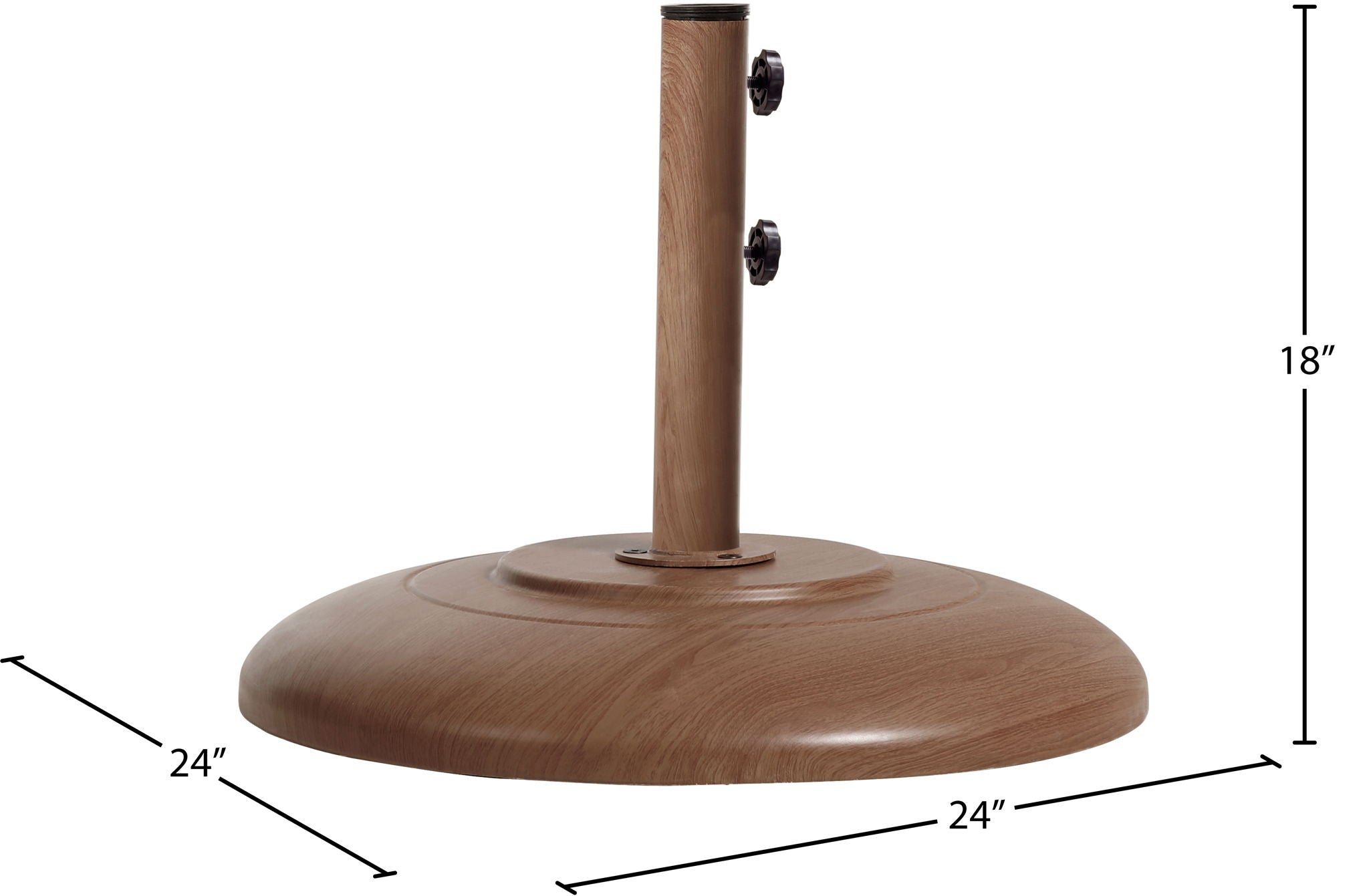 Cozumel - Steel Patio Umbrella Base