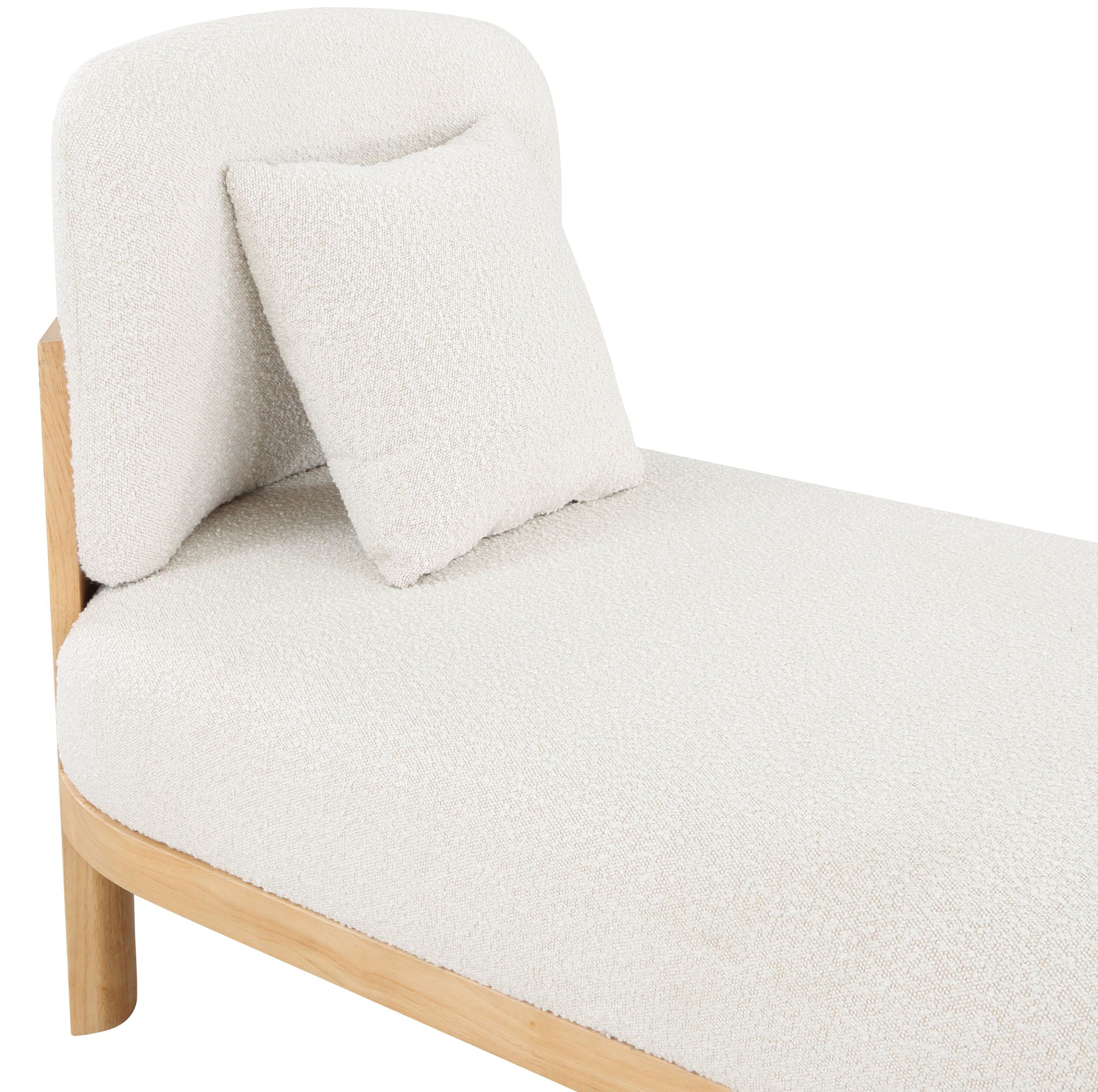 Maybourne - Chaise / Bench With Natural Frame