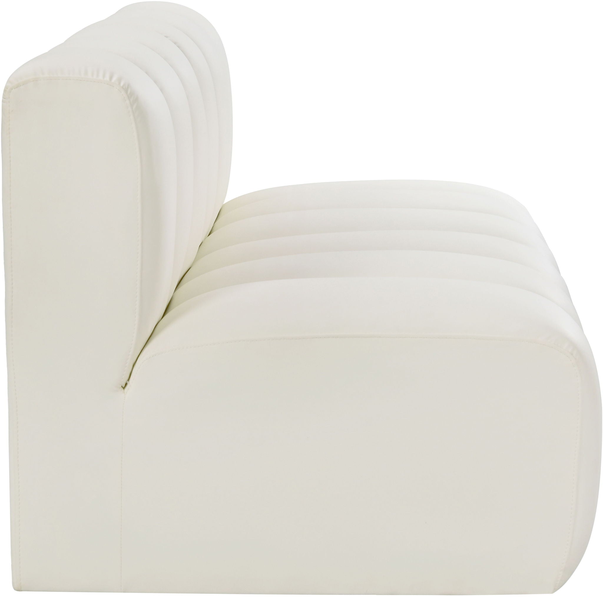 Arc - Faux Leather 2 Seats Modular Sofa