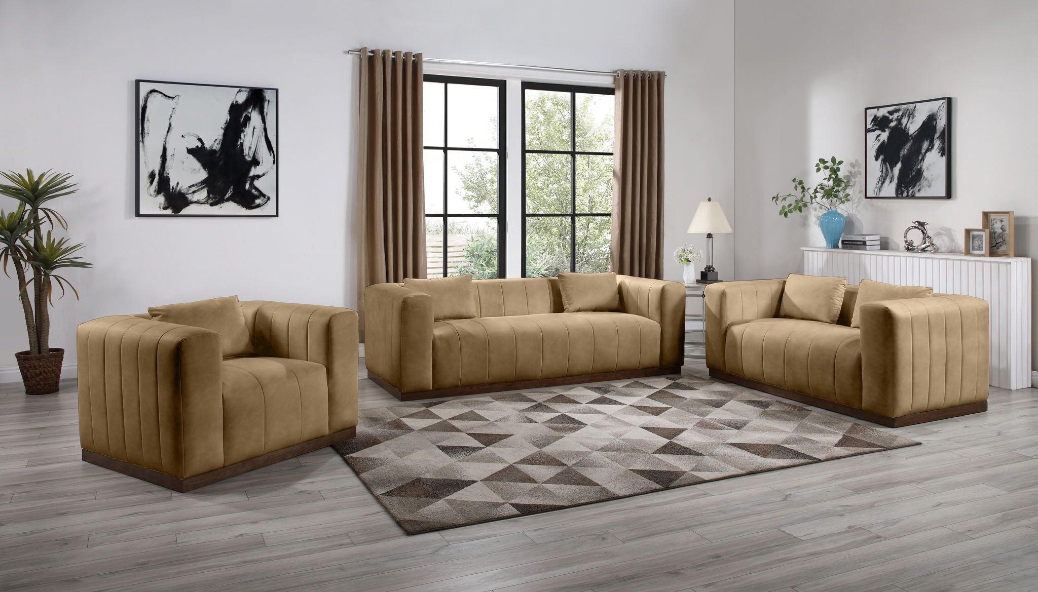 Mallina - Sofa - Tan