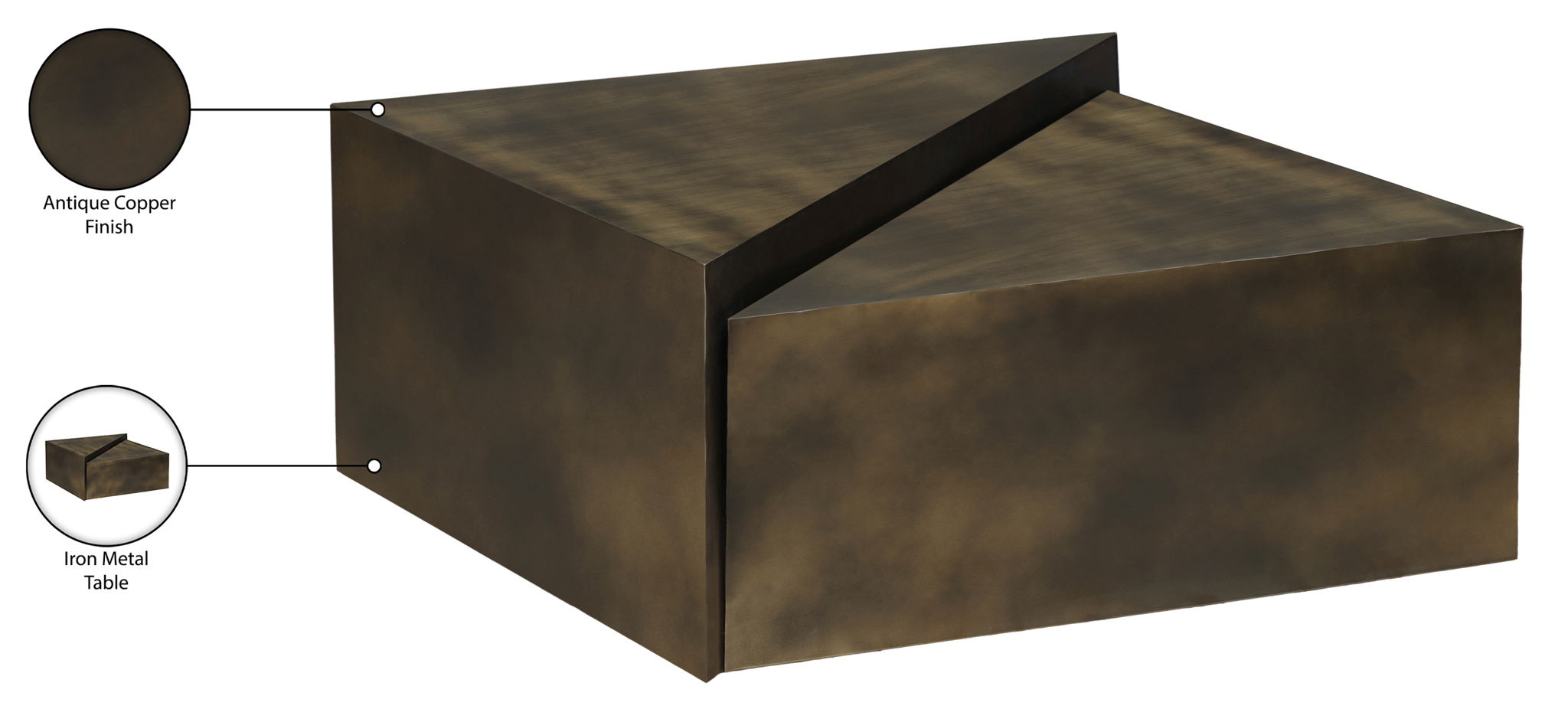 Zani - Iron Coffee Table
