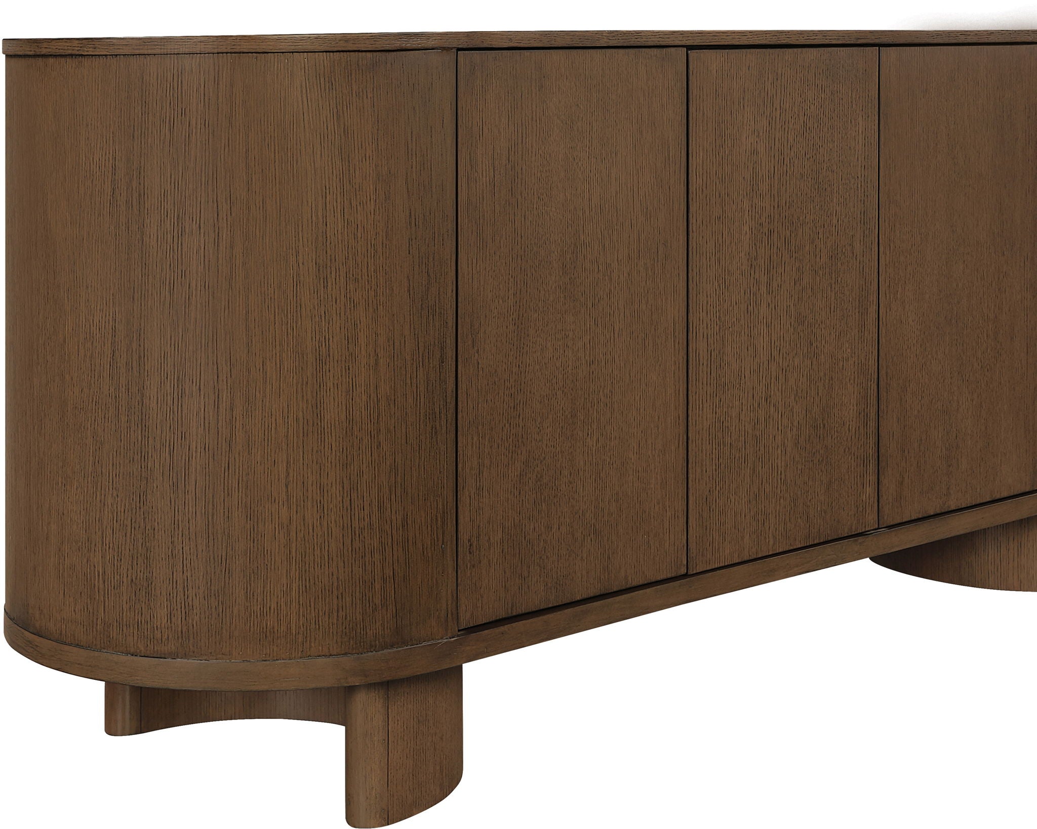 Caldra - Oak Veneer And Solid Wood Sideboard / Buffet