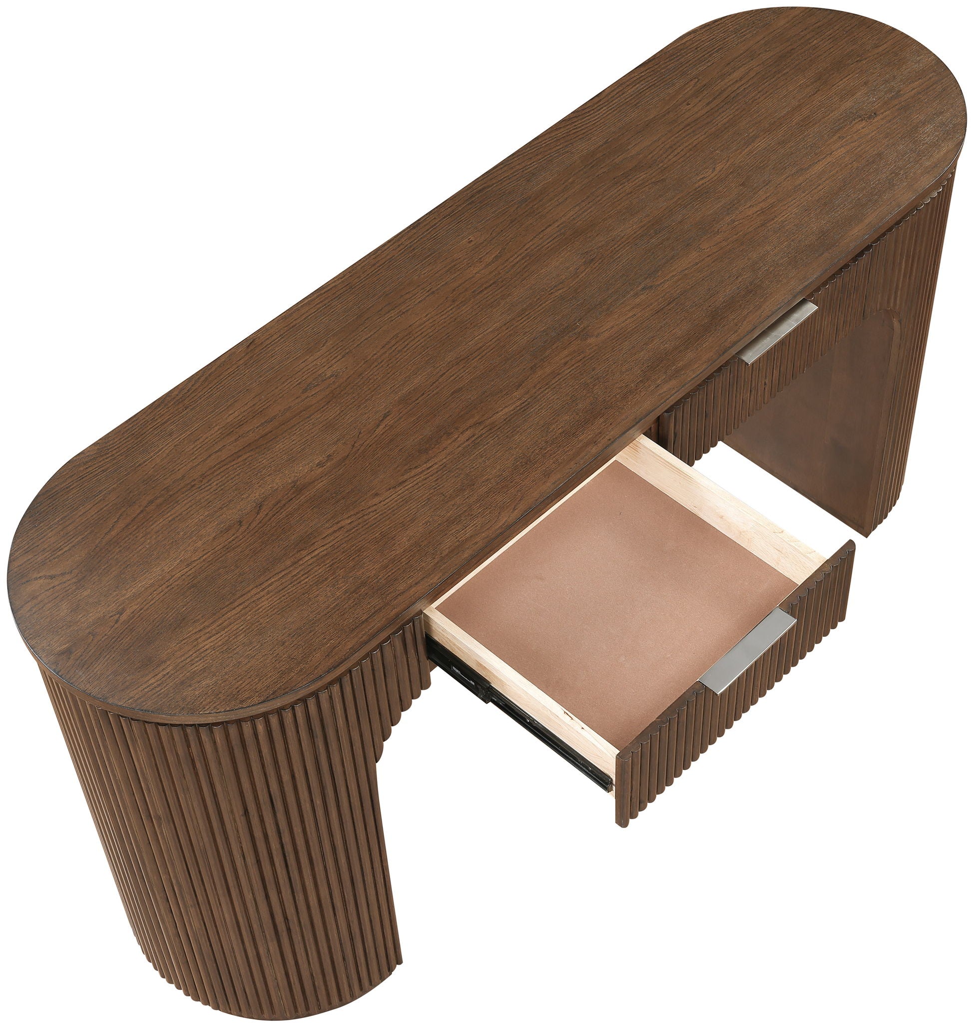 Astrid - Solid Wood And Oak Veneer Desk