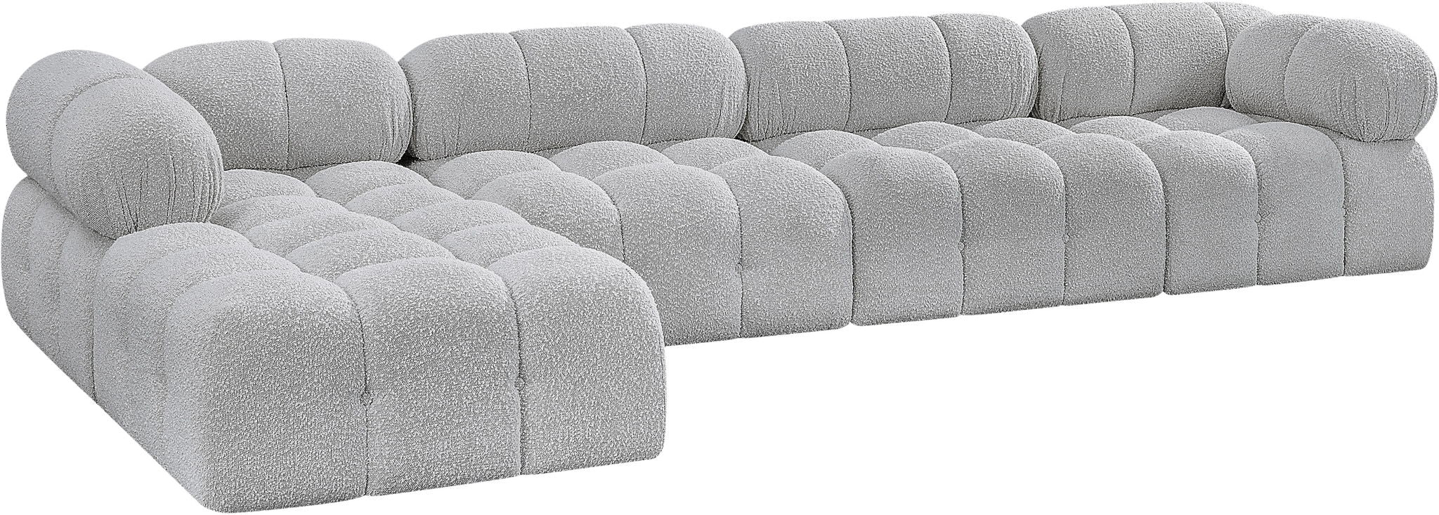 Ames - 5 Piece Fabric Modular Sectional