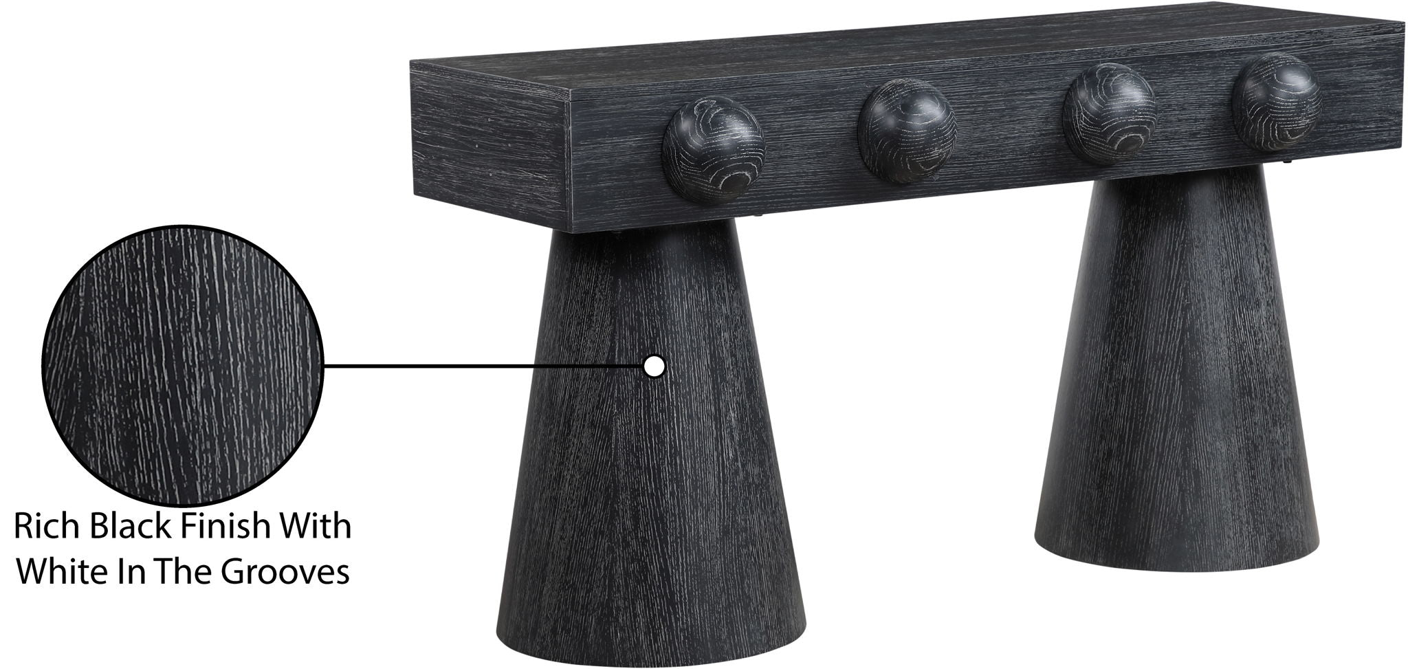 Bracciano - Oak Veneer Console Table