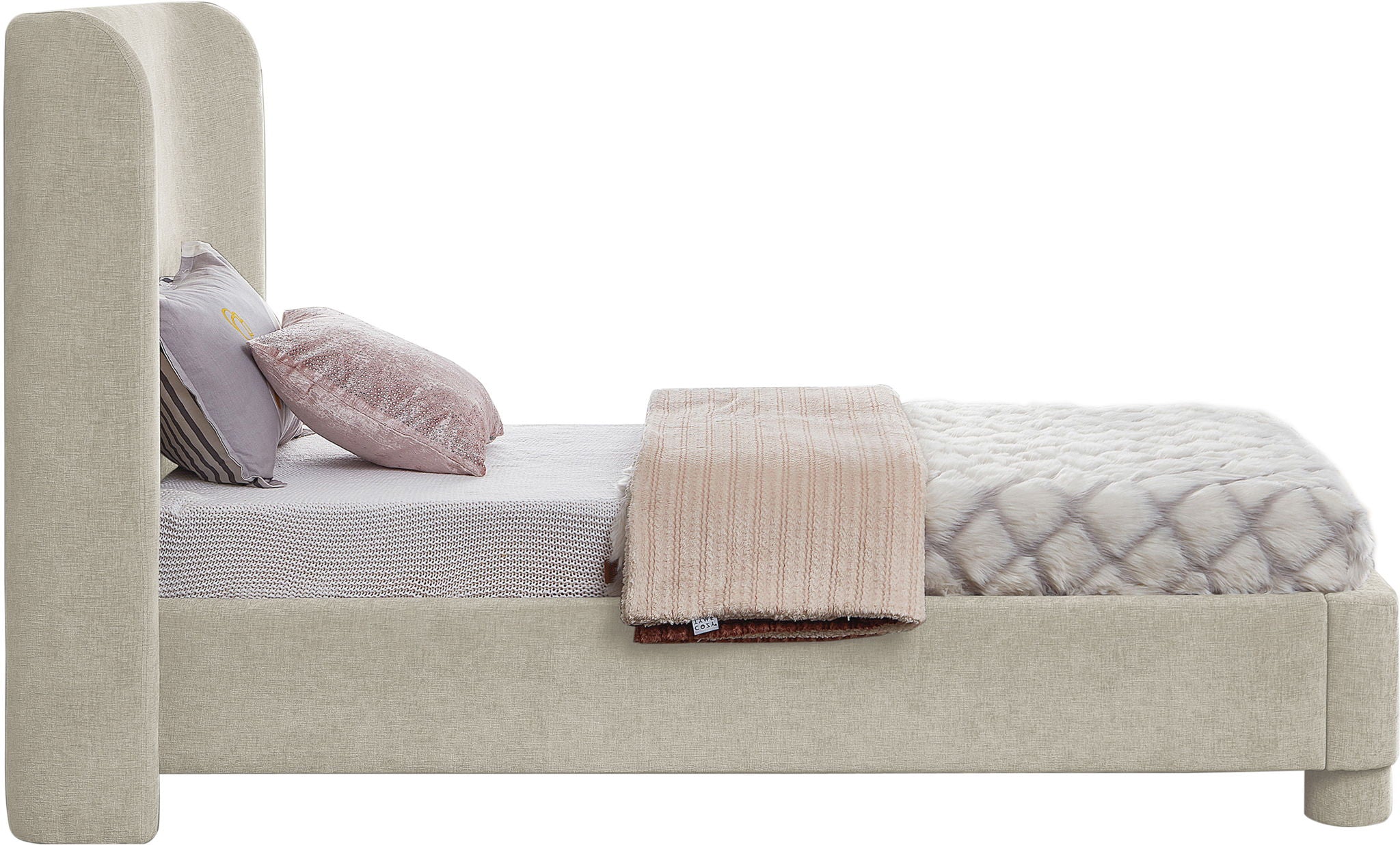 Penny - Chenille Fabric Bed