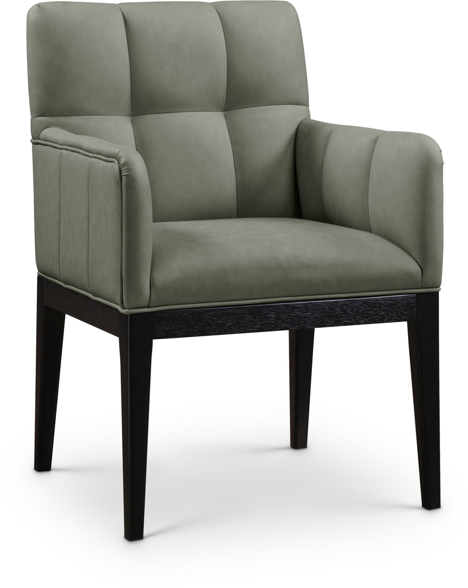 Adrian - Dining Arm Chair (Set of 2) - Black Legs