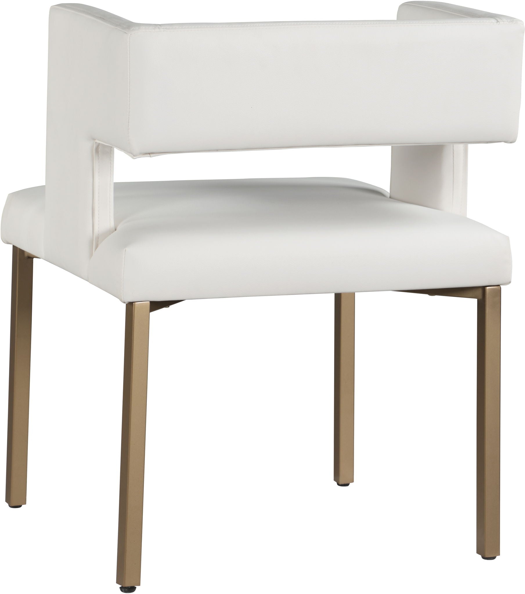 Caleb - Dining Chair with Gold Legs (Set of 2)