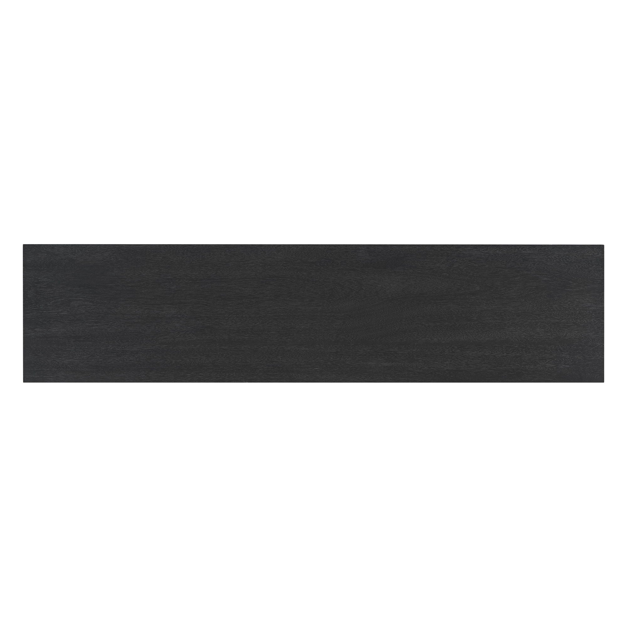 Console Table With V Shape Base, Sculptural Entryway Accent