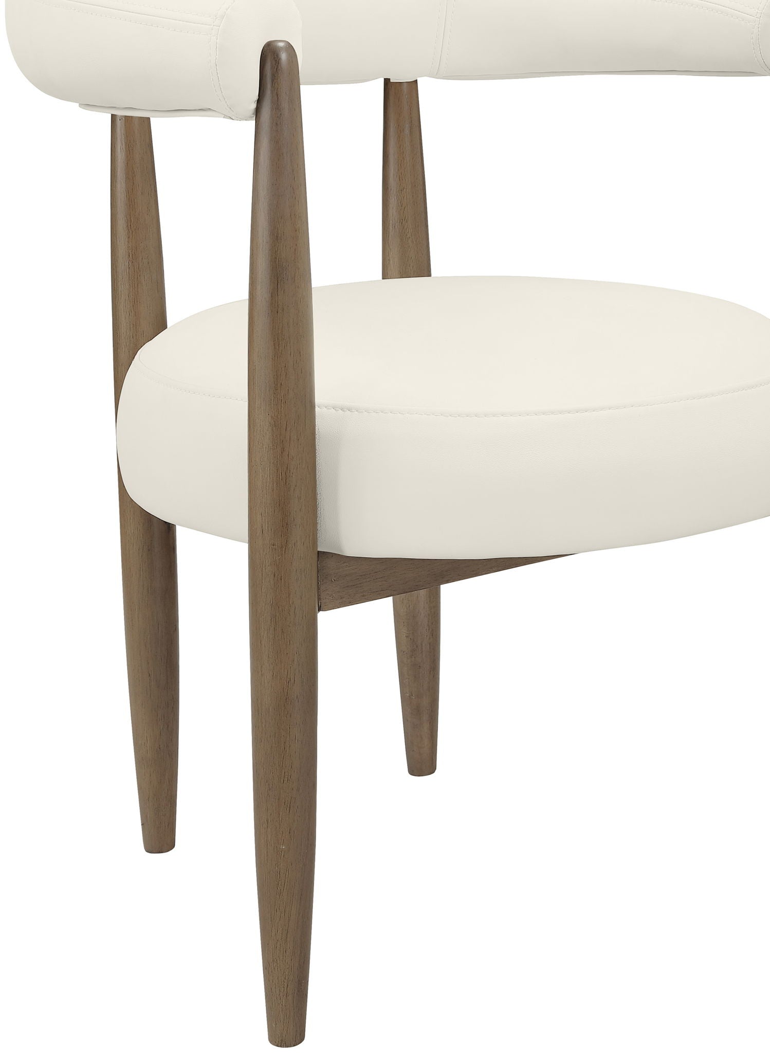 Sable - Vegan Leather Upholstered Dining Chair (Set of 2) - Brown Base