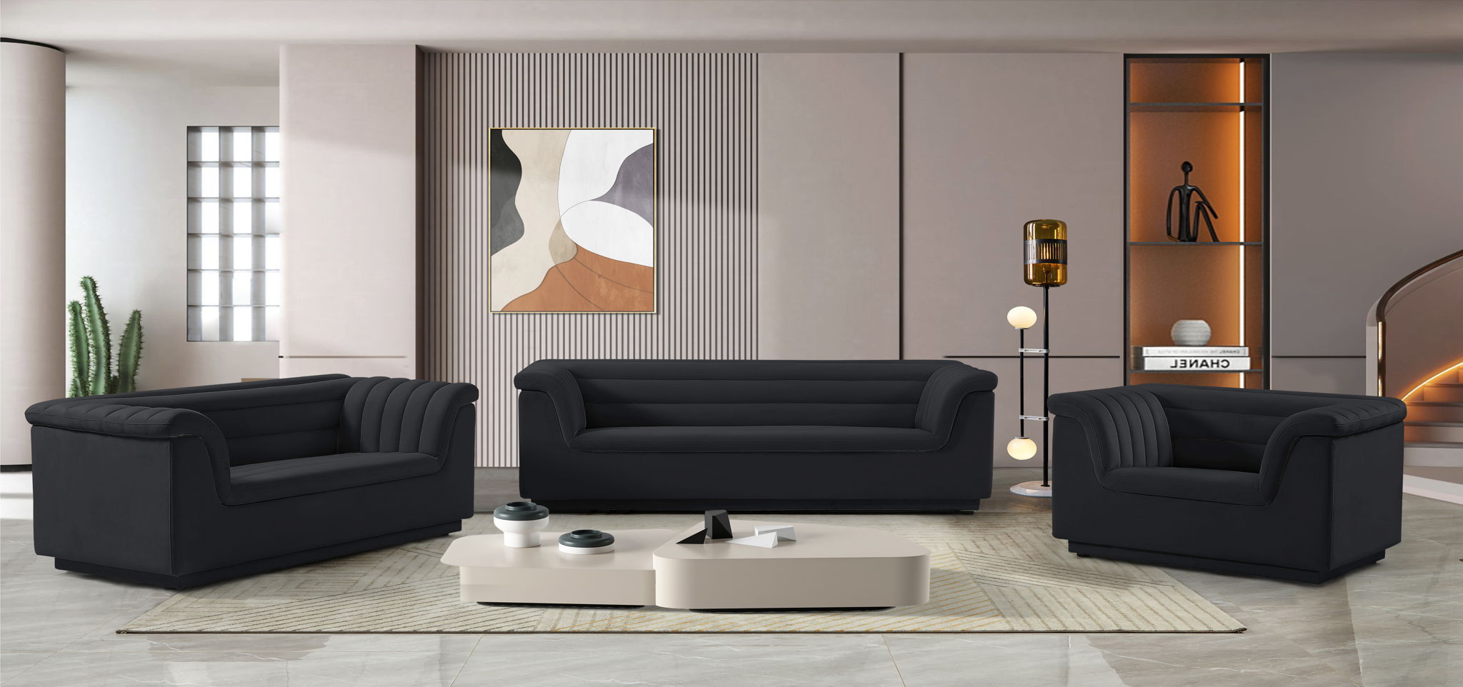 Cascade - Velvet Chair