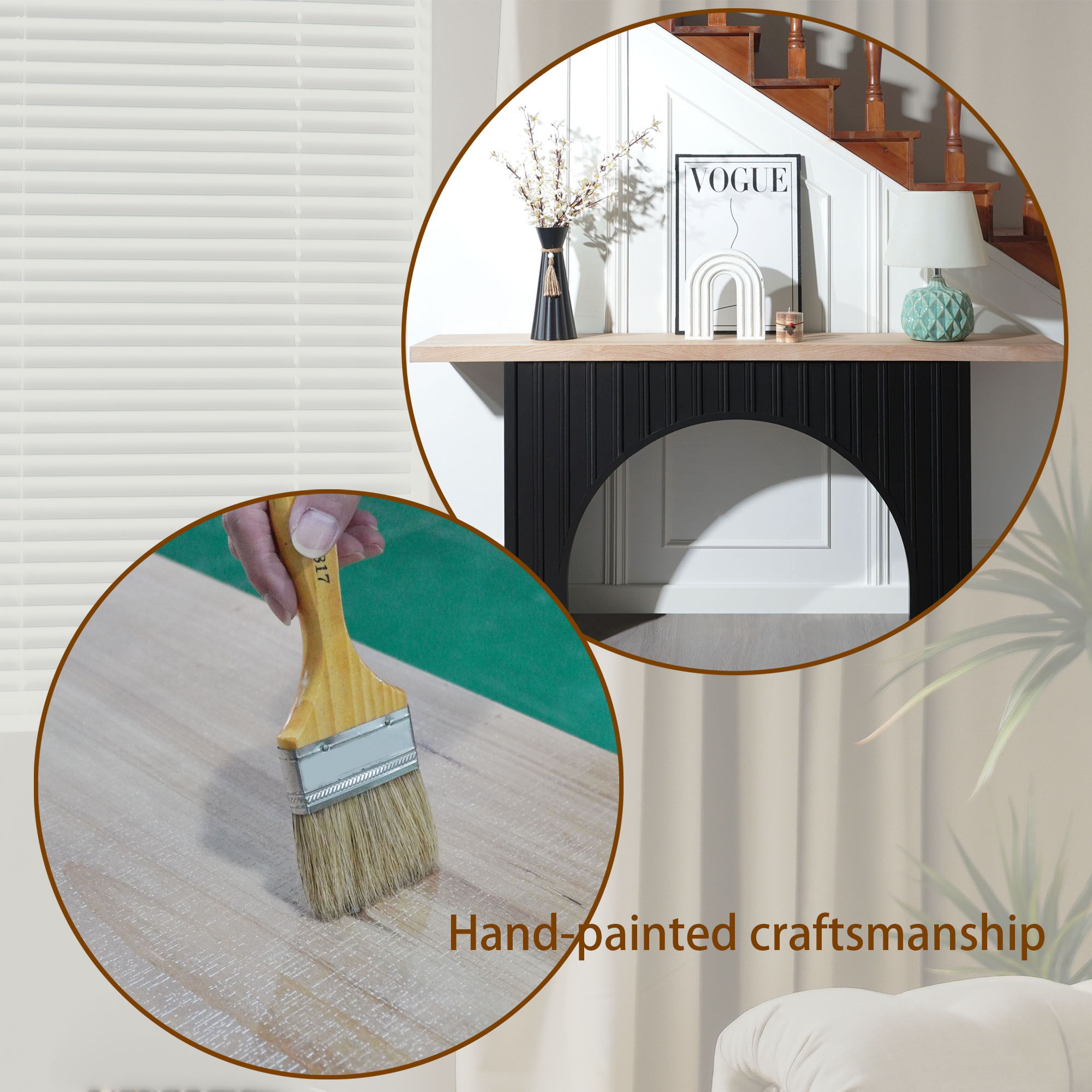 Arch Fluted Table