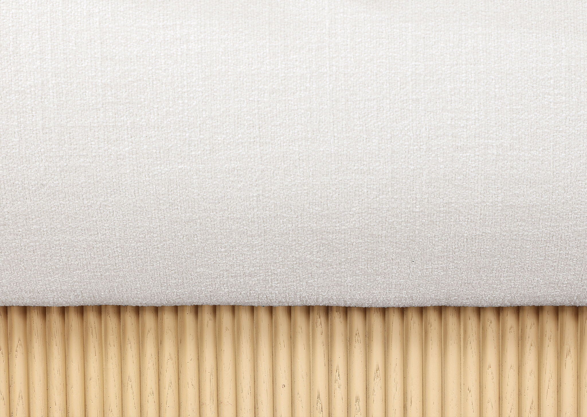 Rigby - Linen Bed With Natural Base