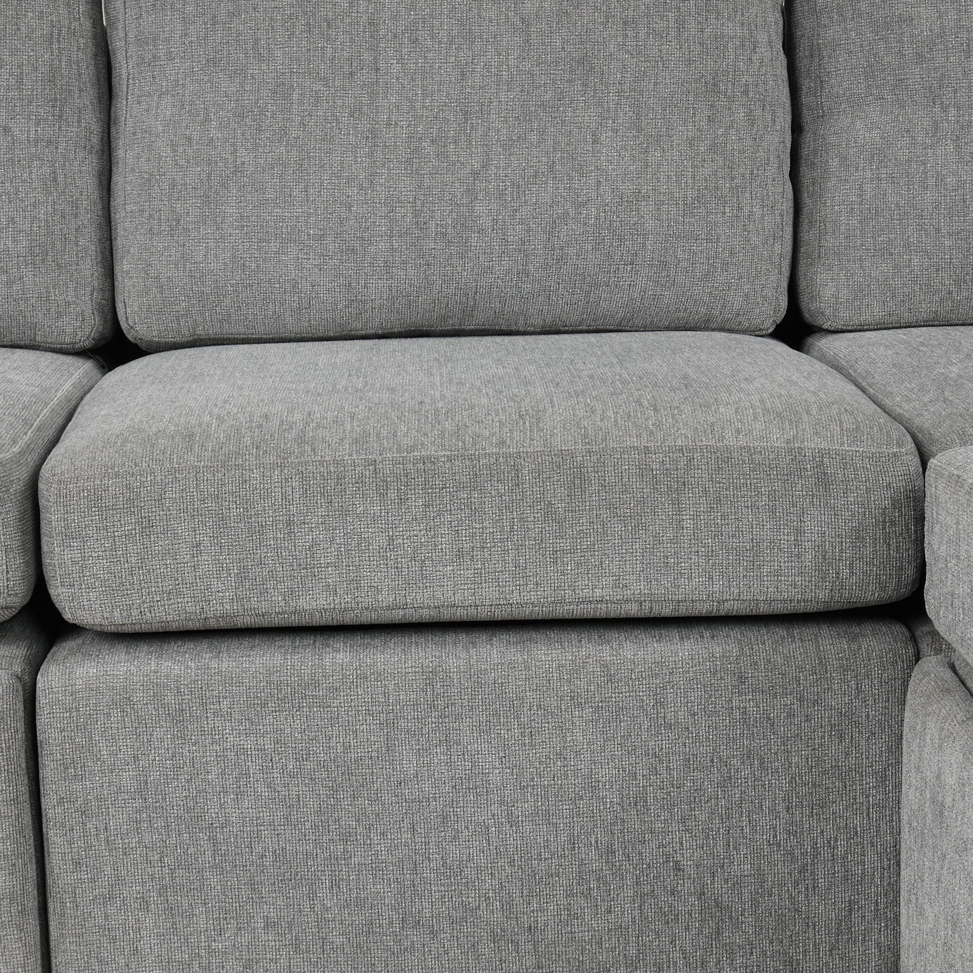 Convertible U-Shaped Sectional Sofa With Pull-Out Bed