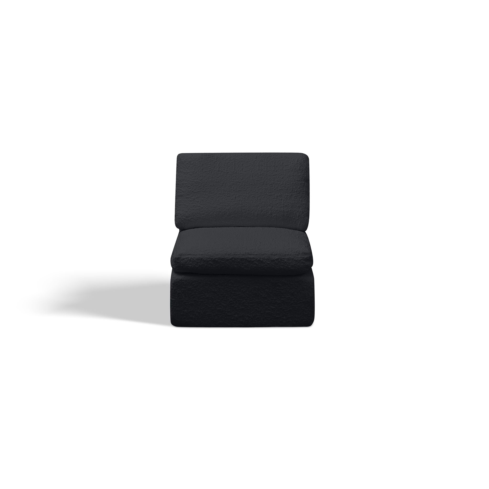 Cloud Sectional Couch, Convertible With Ottoman, 3 Seater Modular Design