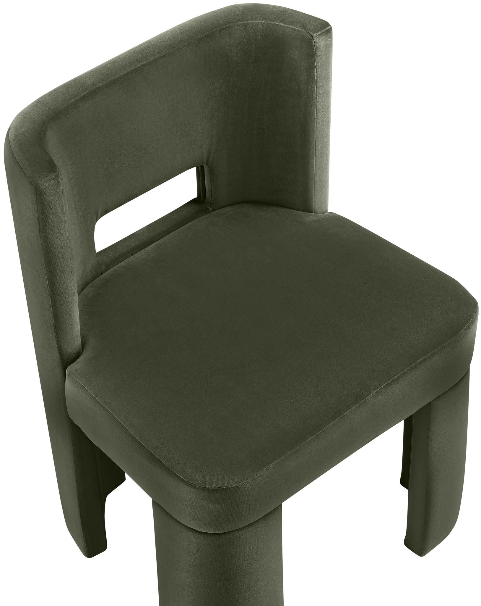 Zuno - Velvet Performance Fabric Upholstered Dining Chair (Set of 2)