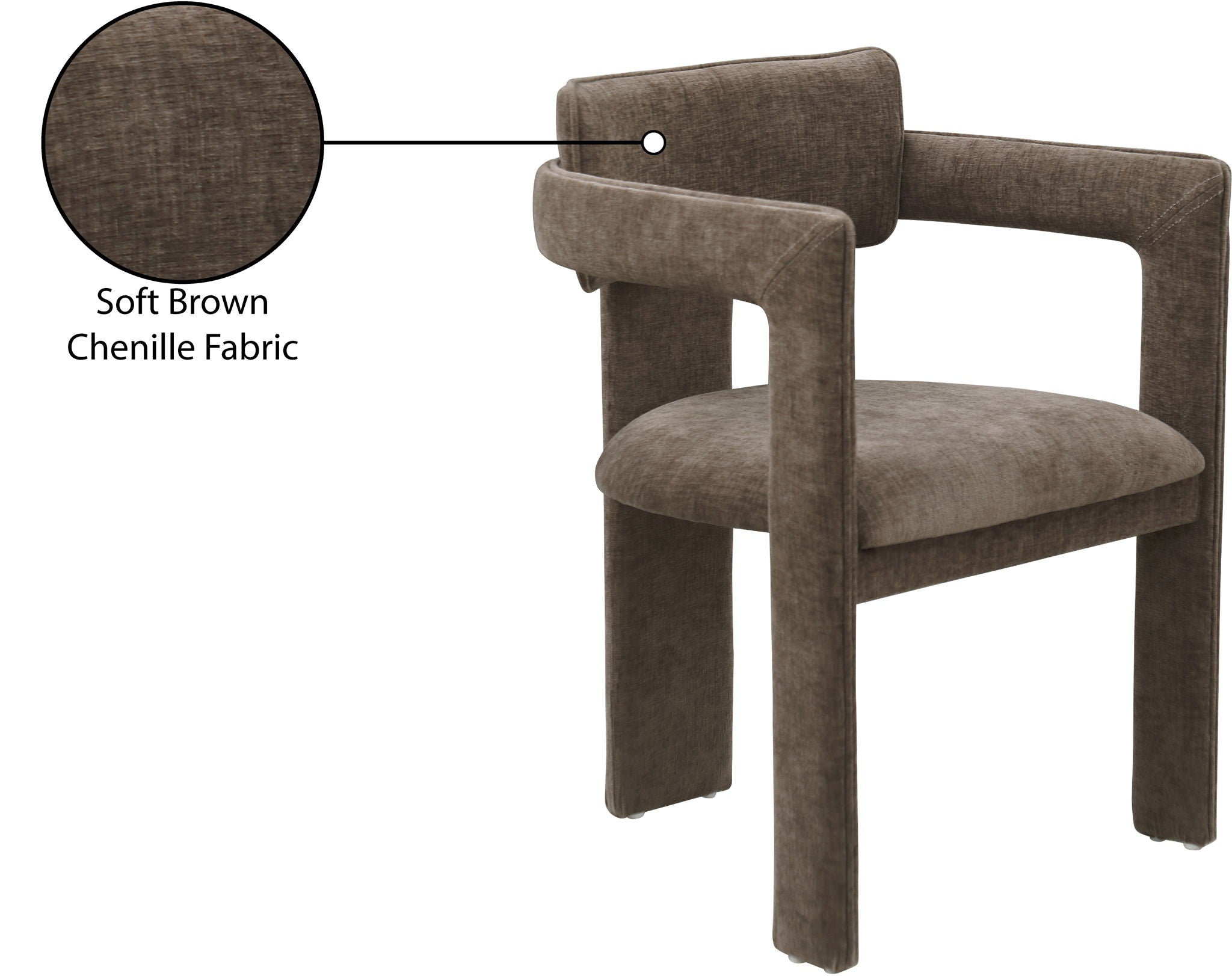 Brenda - Chenille Dining Chair (Set of 2)