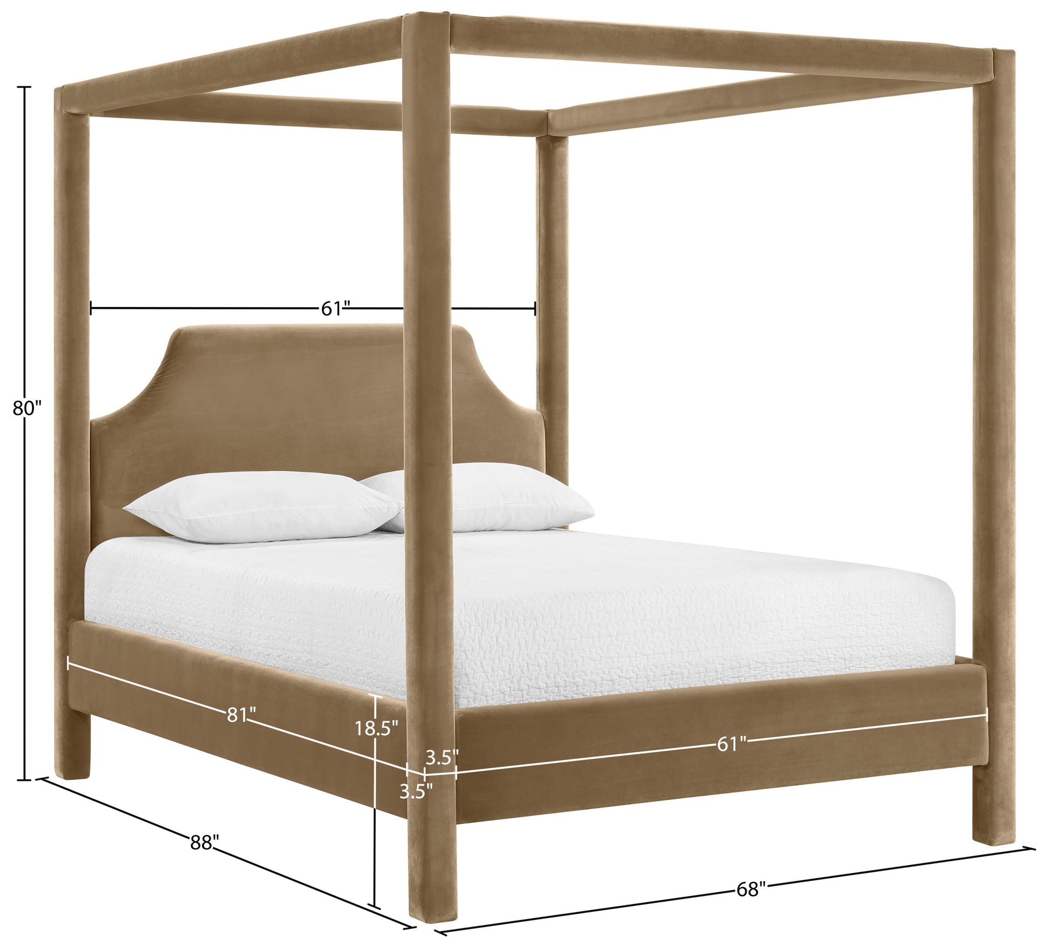 Dawson - Velvet Upholstered Bed