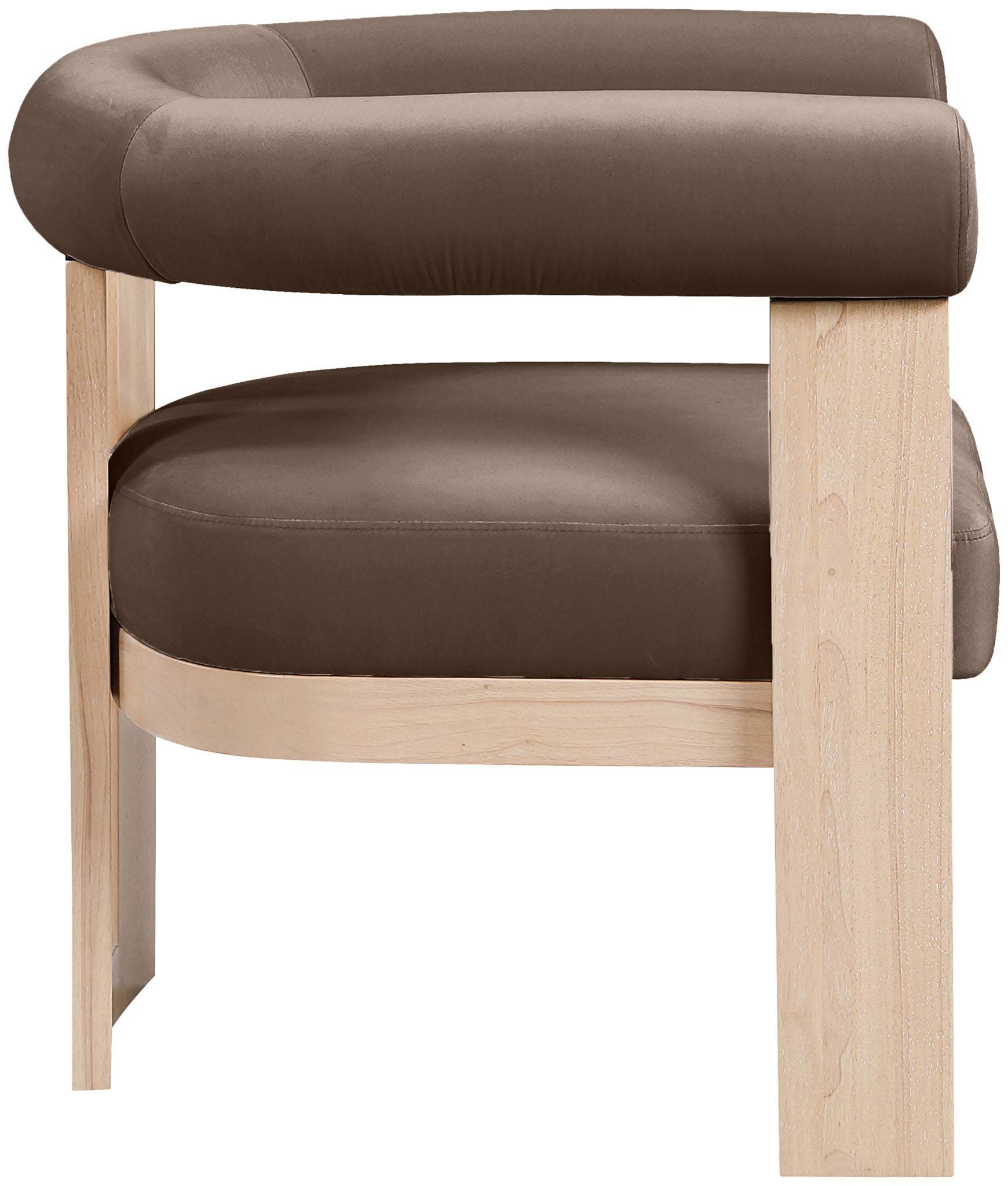 Arienzo - Performance Fabric Upholstered Accent Chair - Natural Base