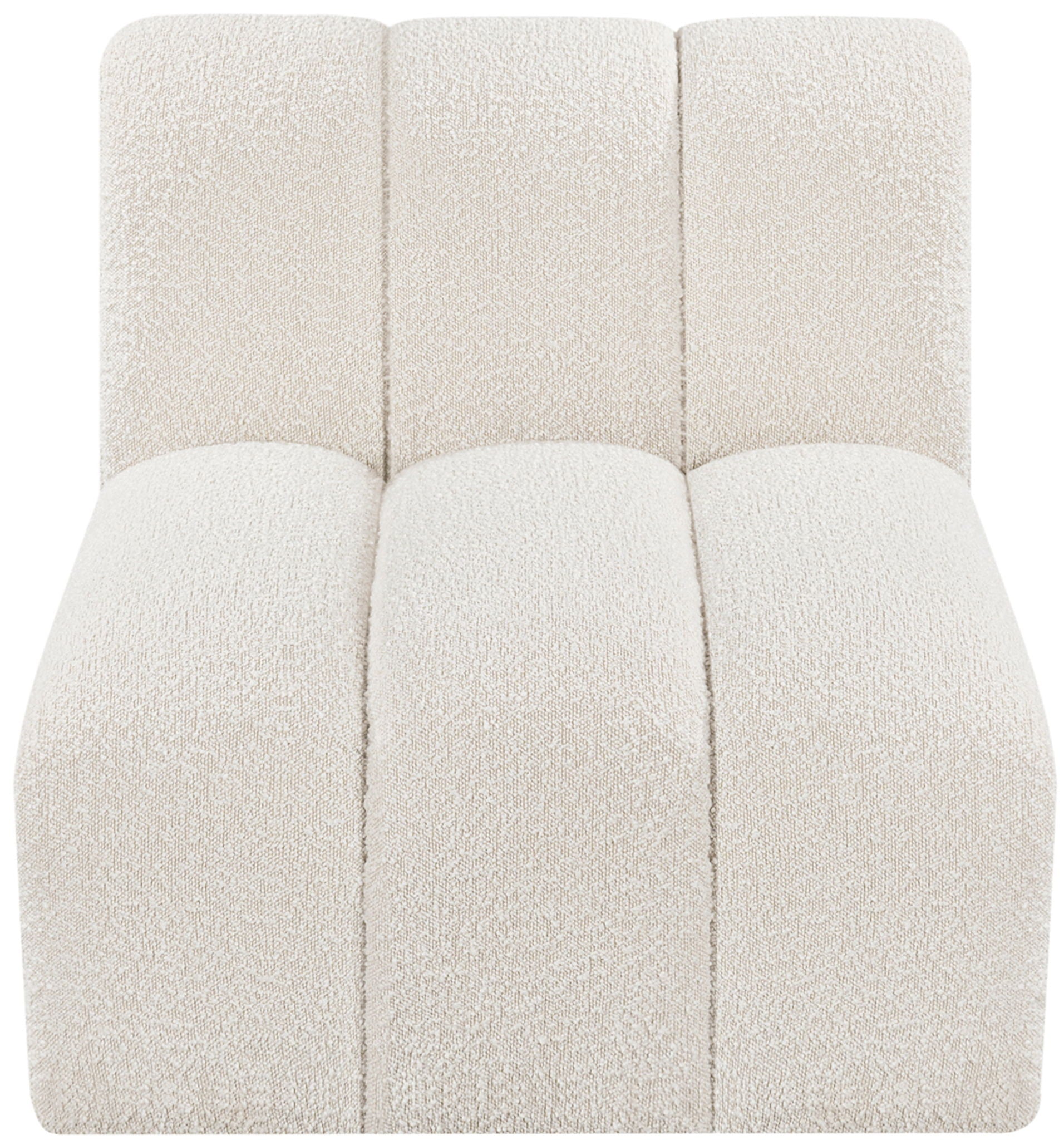 Arc - Boucle Fabric Straight Chair