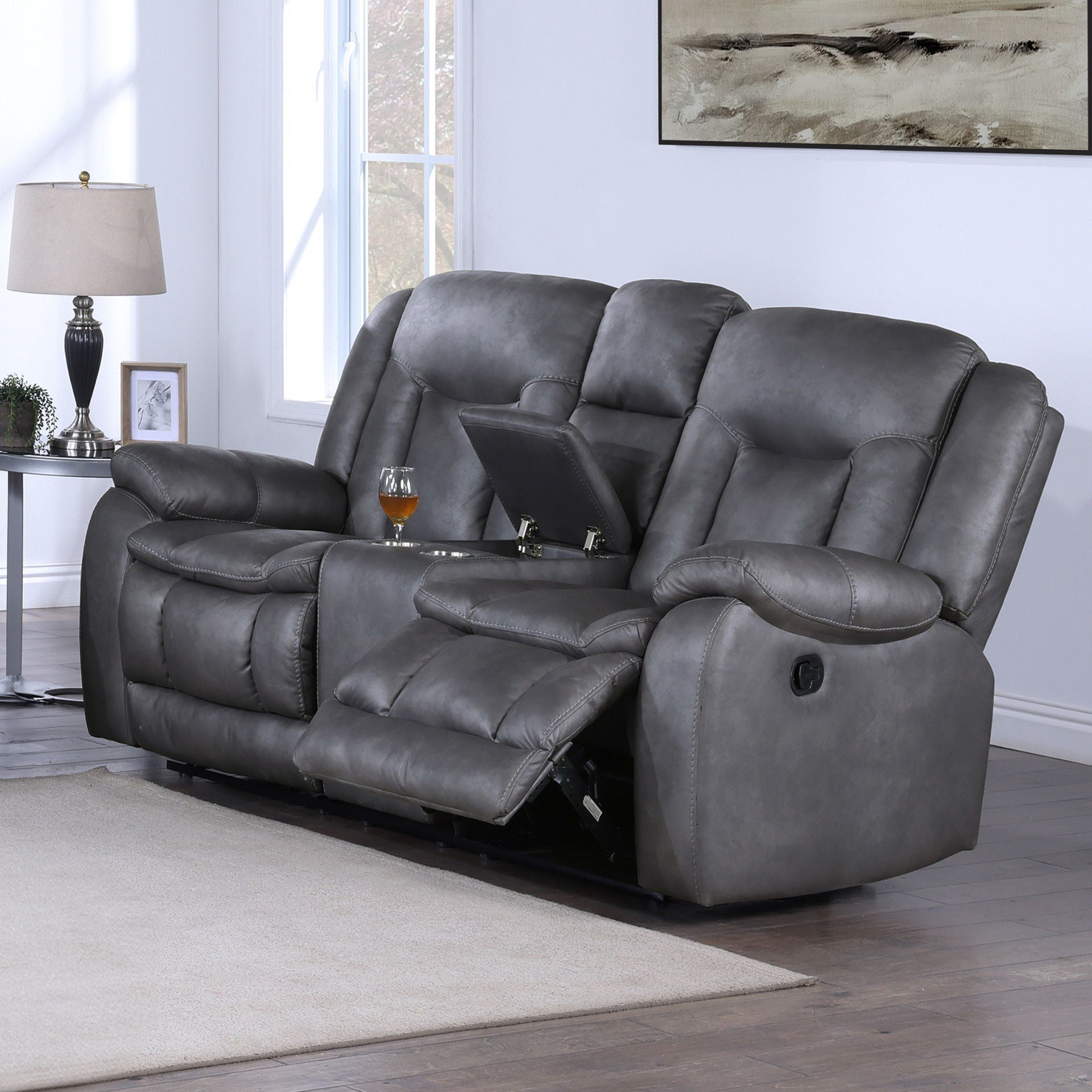 Morello - Reclining Console Loveseat
