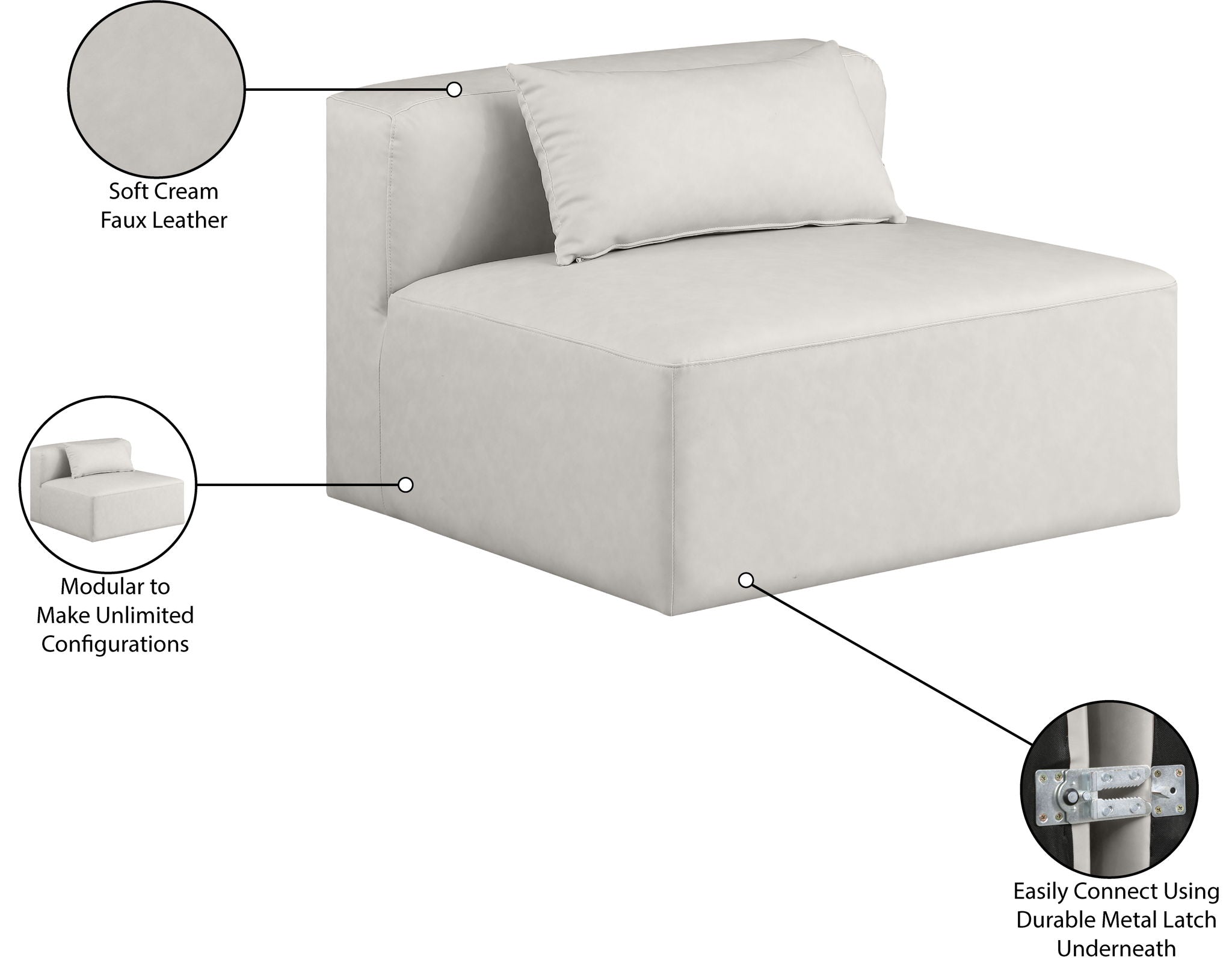 Cube - Armless Chair