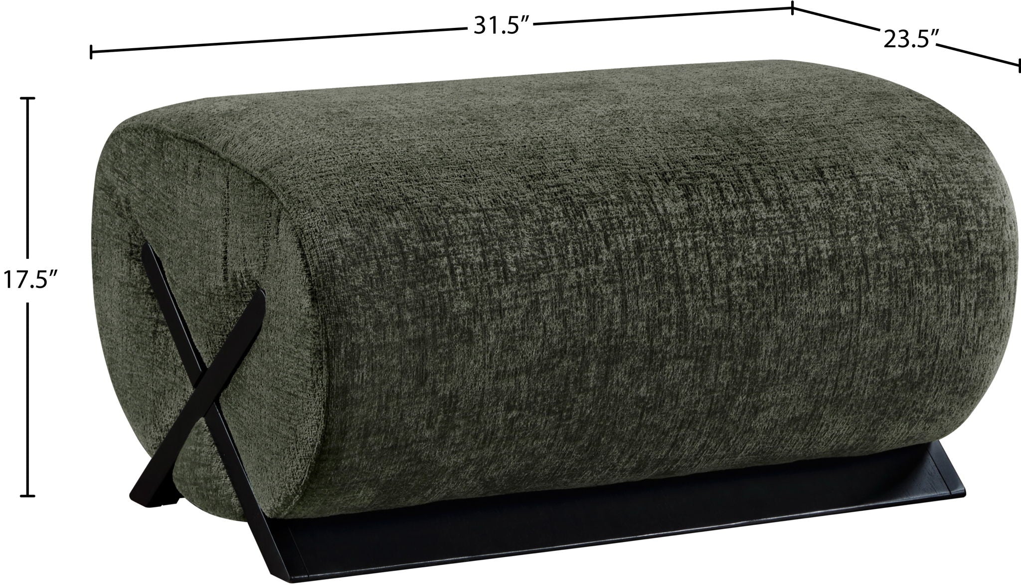 Akira - Upholstered Ottoman