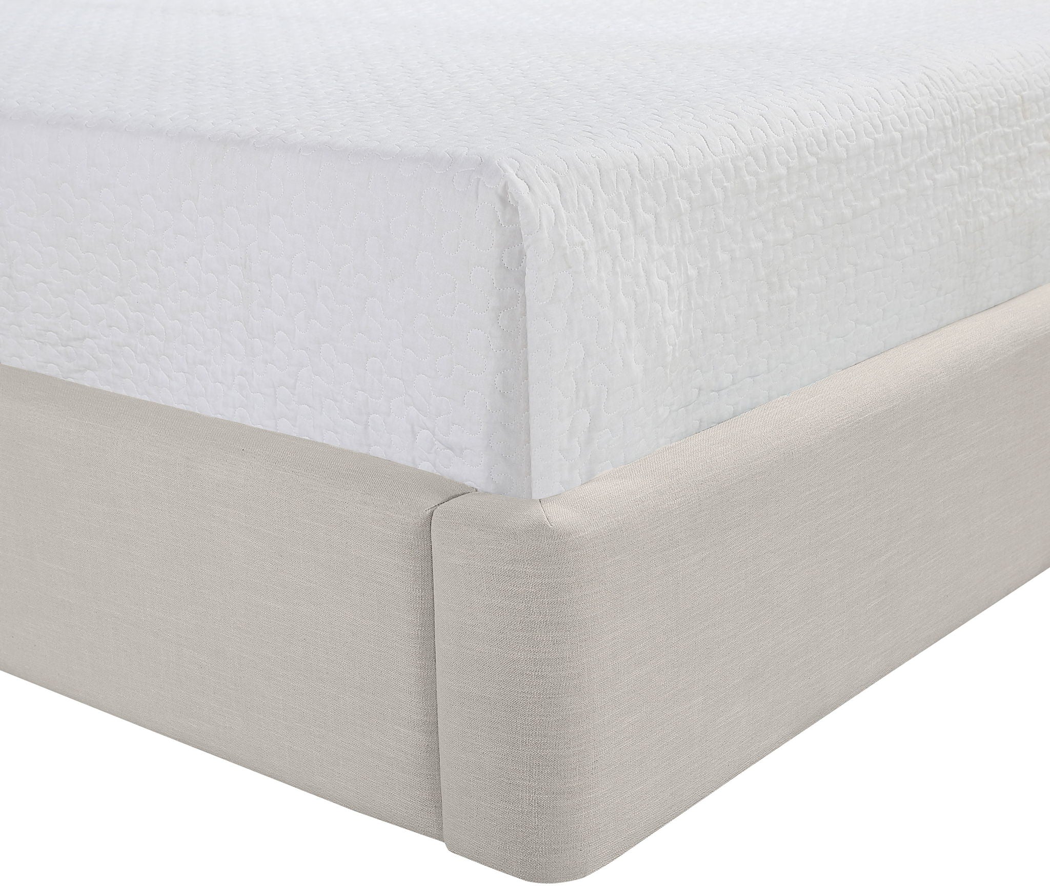 Kendall - Linen Textured Fabric Upholstered Bed