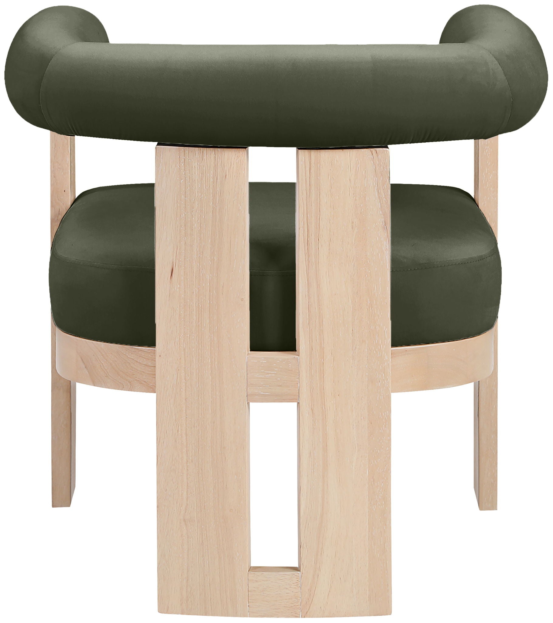 Arienzo - Performance Fabric Upholstered Accent Chair - Natural Base