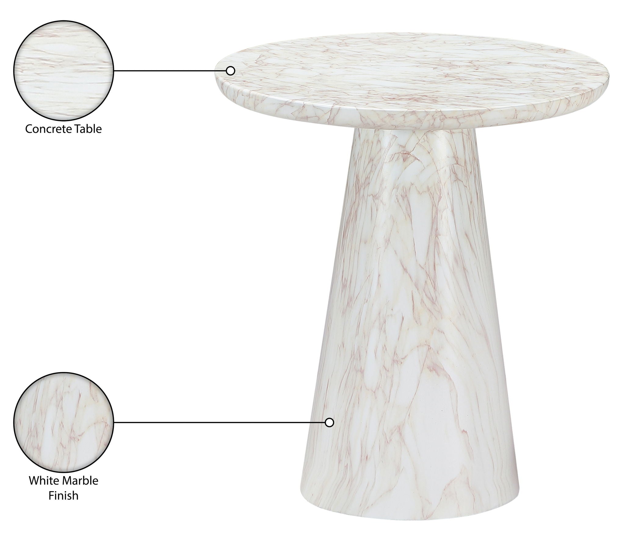 Cassino - Concrete Indoor / Outdoor End Table