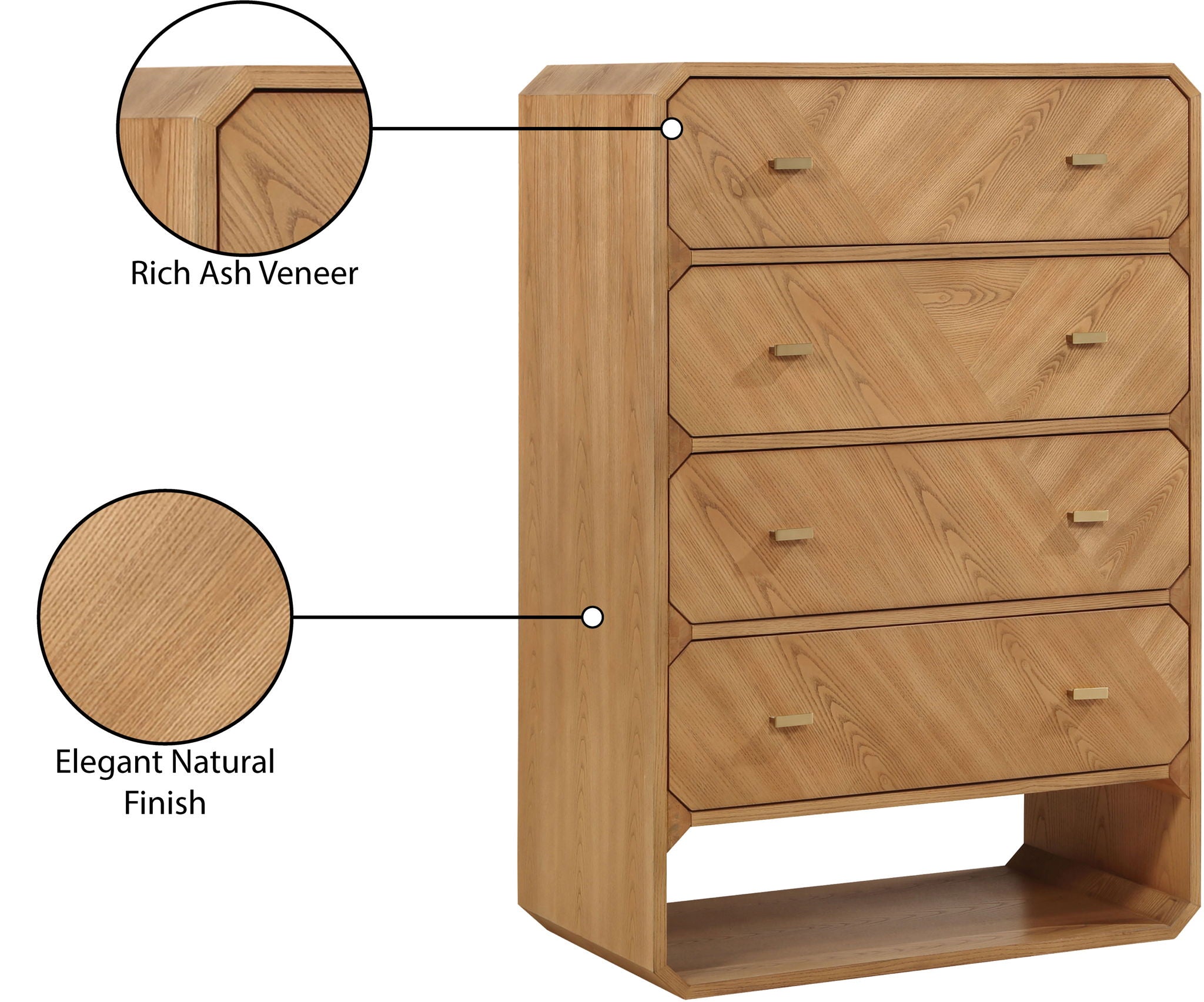 Parker - Ash Veneer Chest