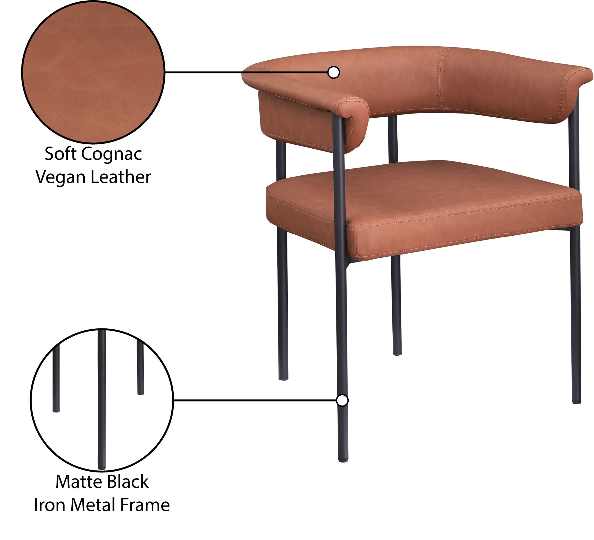 Malin - Faux Leather Dining Chair (Set of 2)