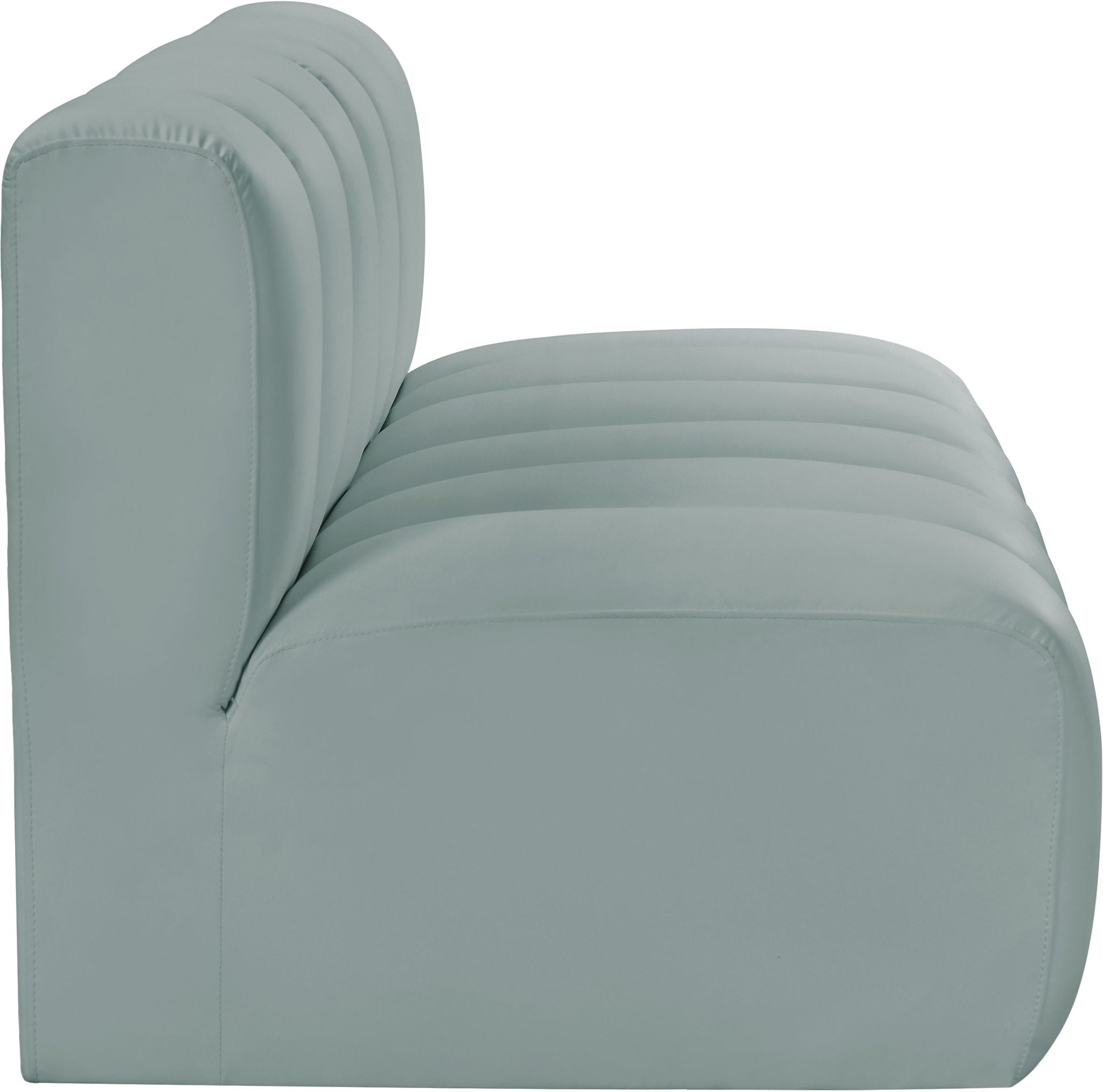 Arc - Faux Leather 2 Seats Modular Sofa