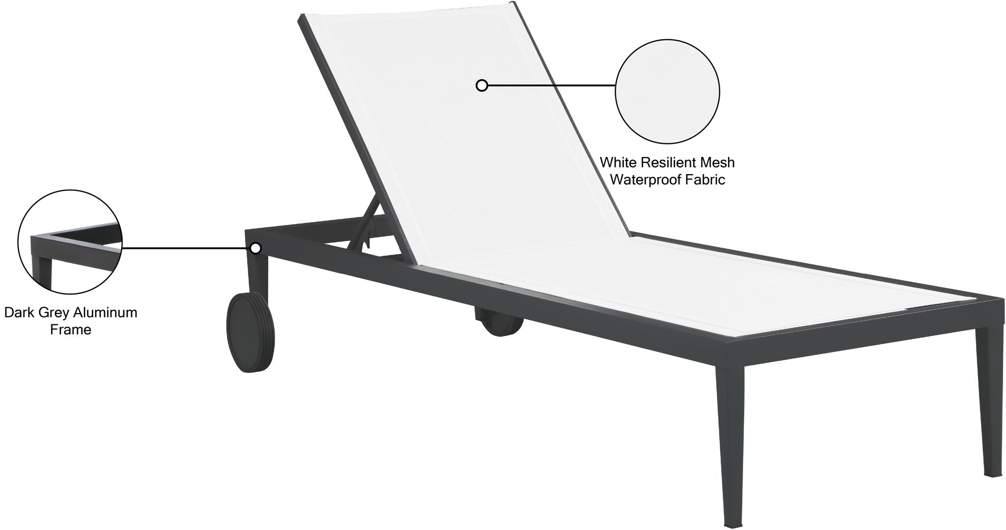 Nizuc - Outdoor Chaise Lounge Chair