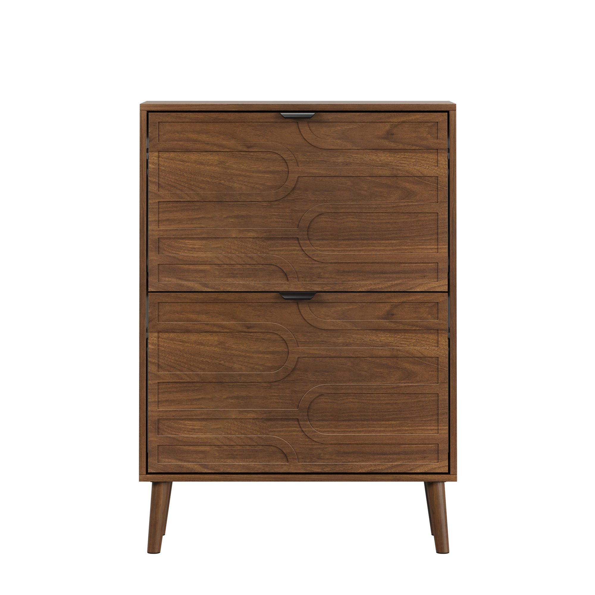 Medieval - Independent Shoe Cabinet With 2 Flip Drawers