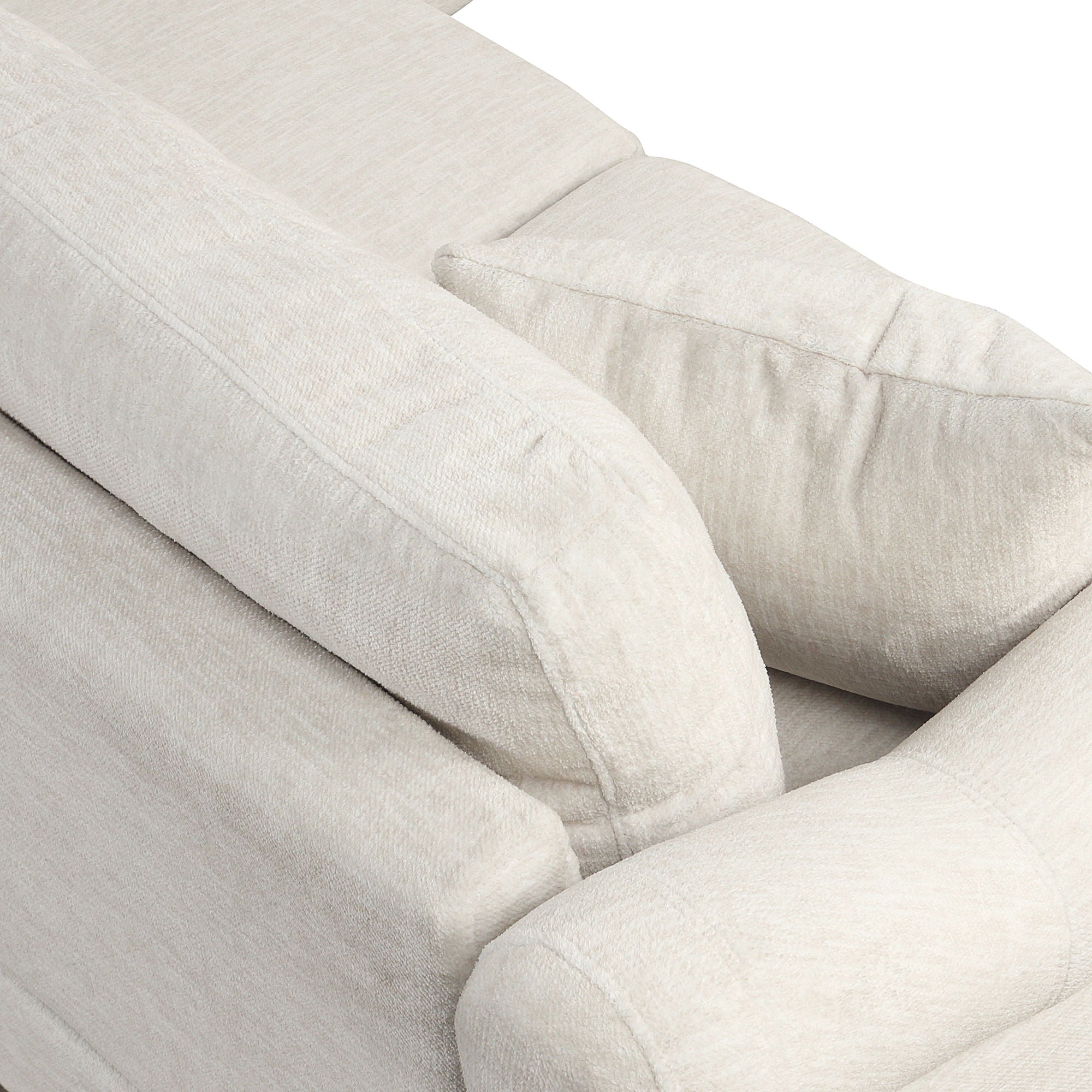 Contemporary U - Shaped Sectional Sofa With Movable Storage Ottoman