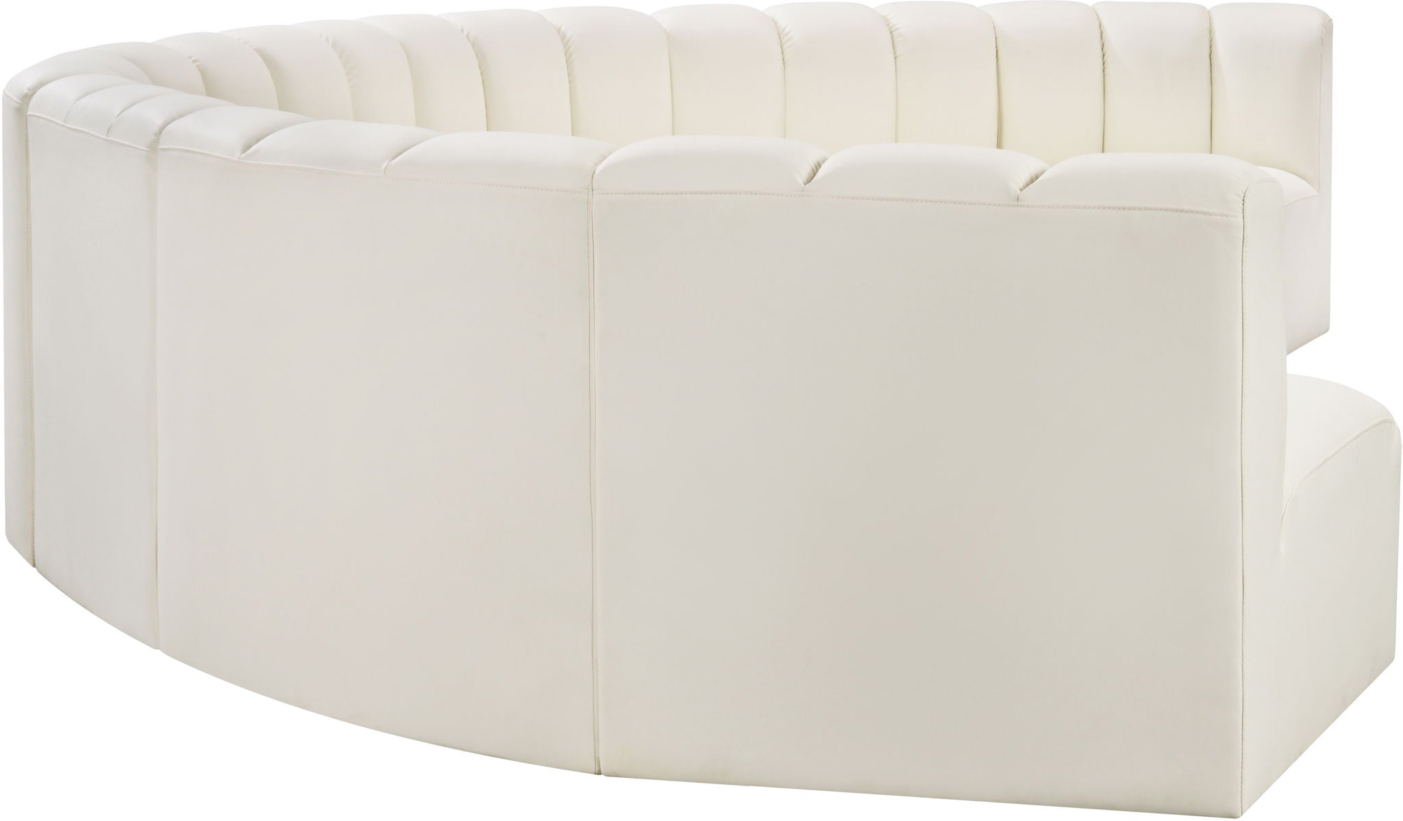 Arc - Faux Leather 8 Piece U-Shaped Modular Sofa