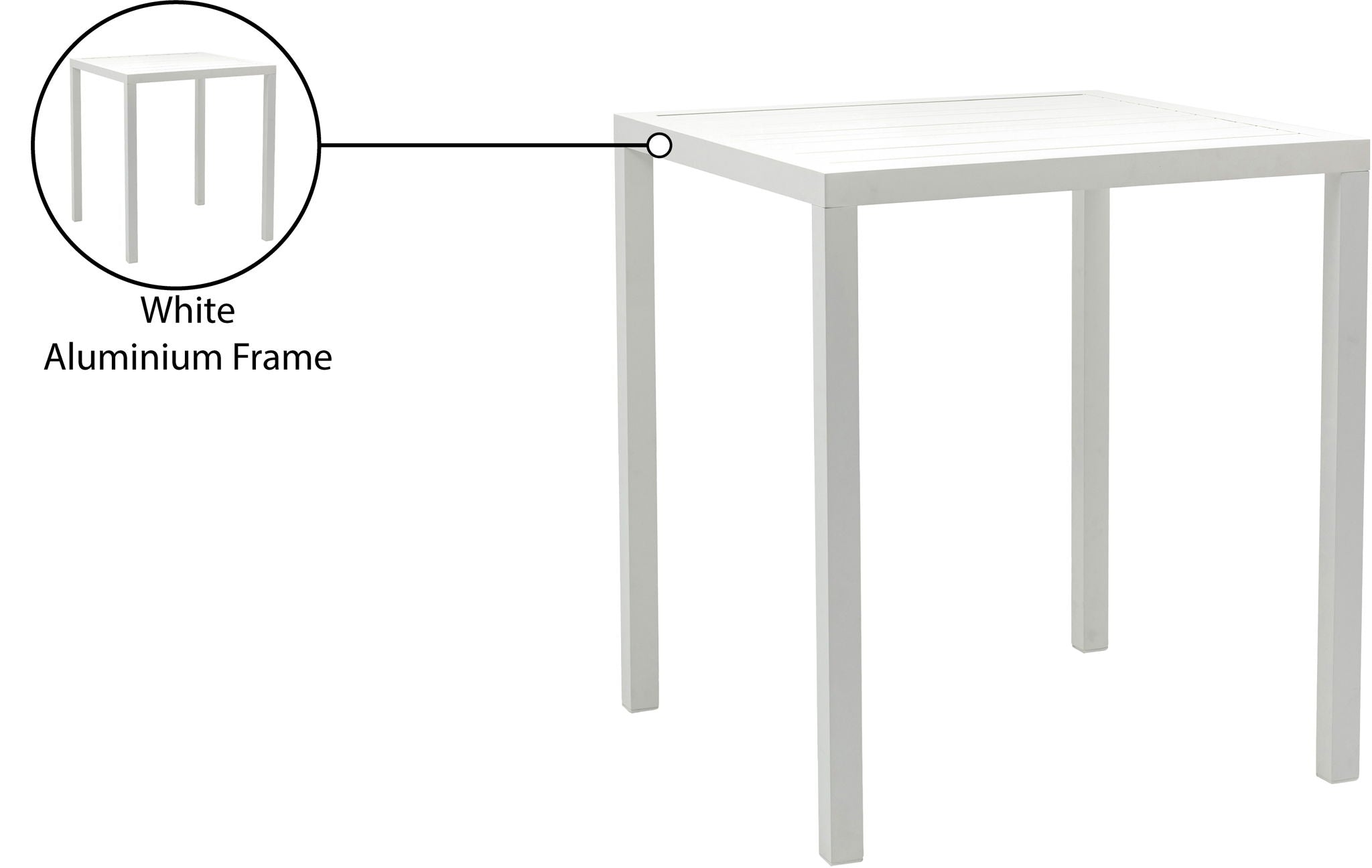 Maldives - Patio Square Bar Table